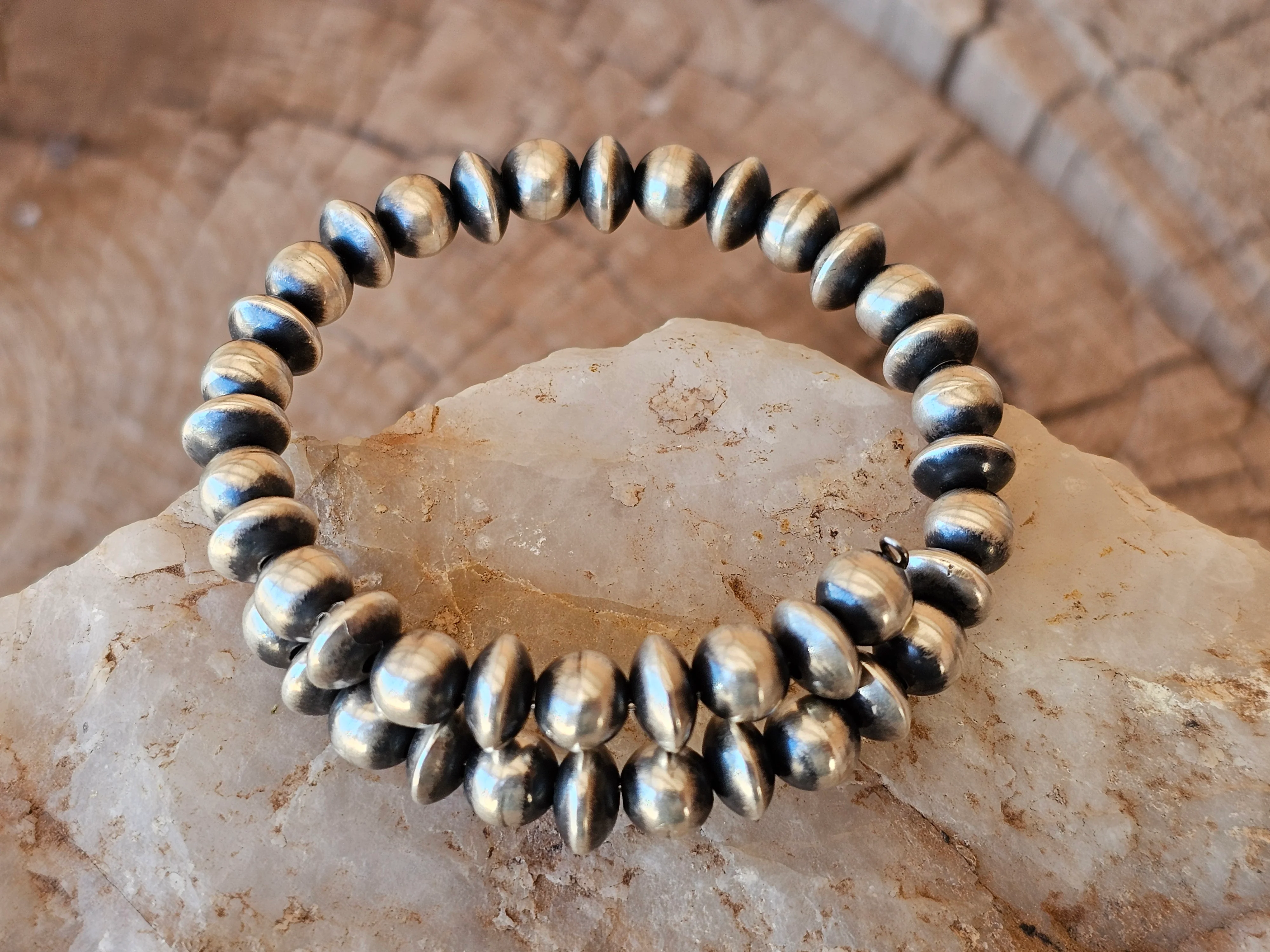 Navajo Pearl Wrap Bracelet