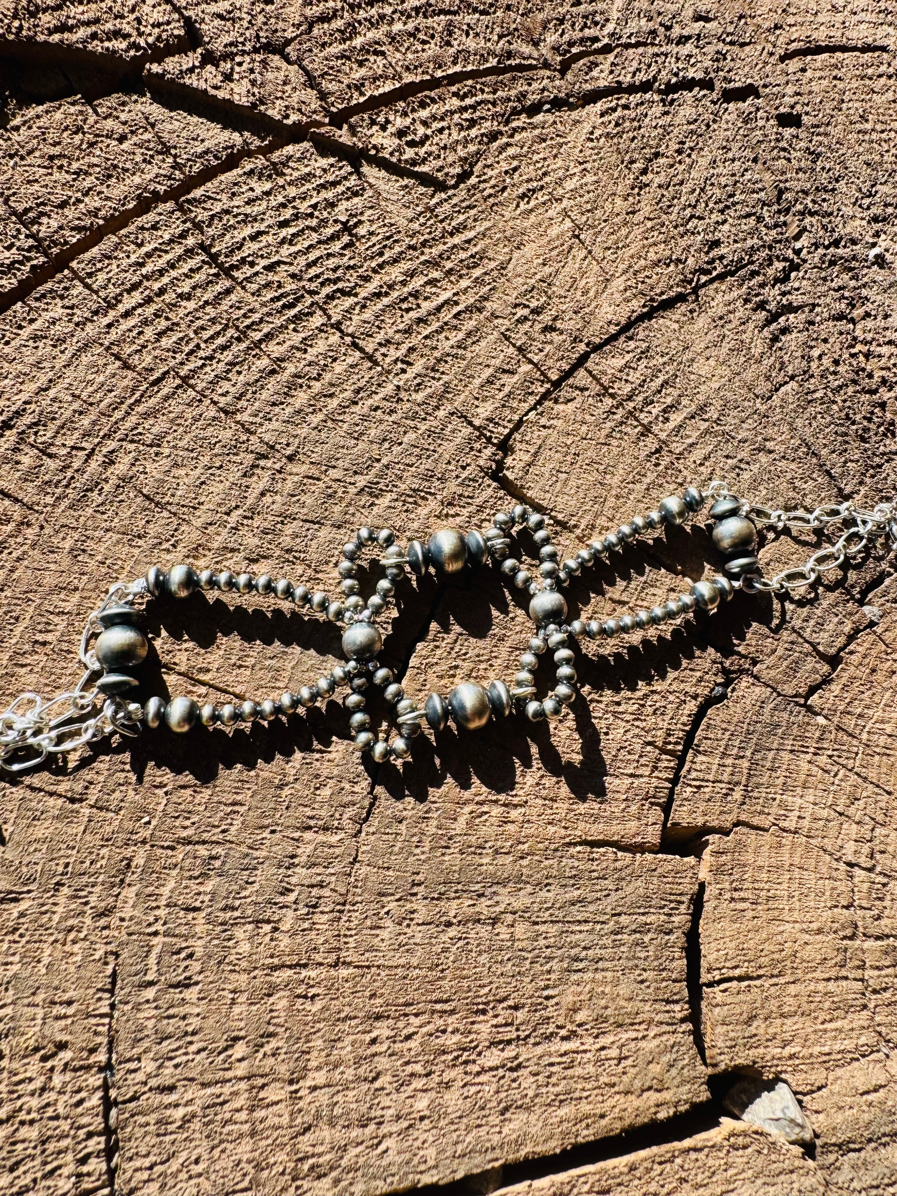 Navajo Pearls Bow Bracelet - Image 3