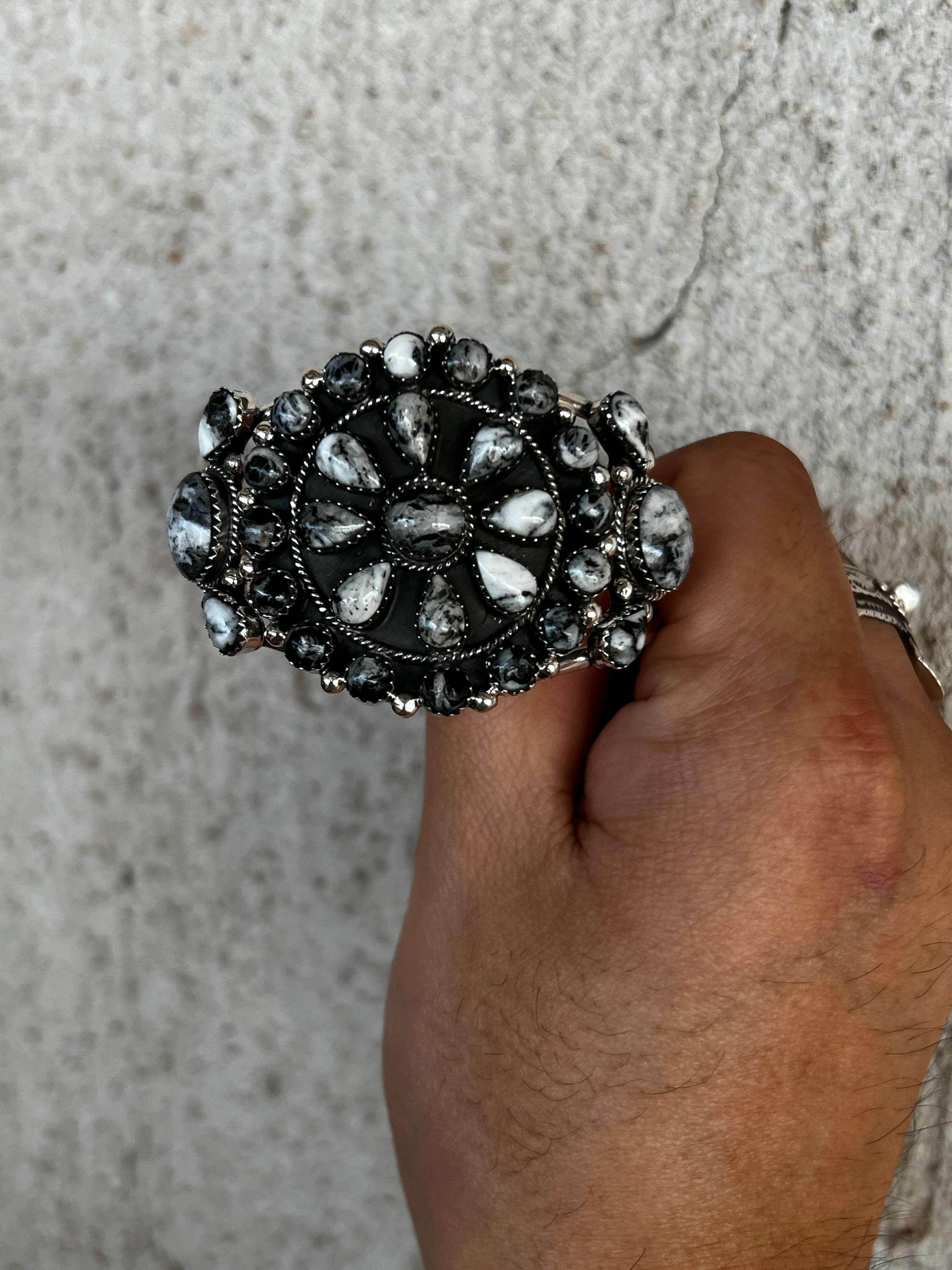 Neon Navajo Cluster Cuff - Image 10
