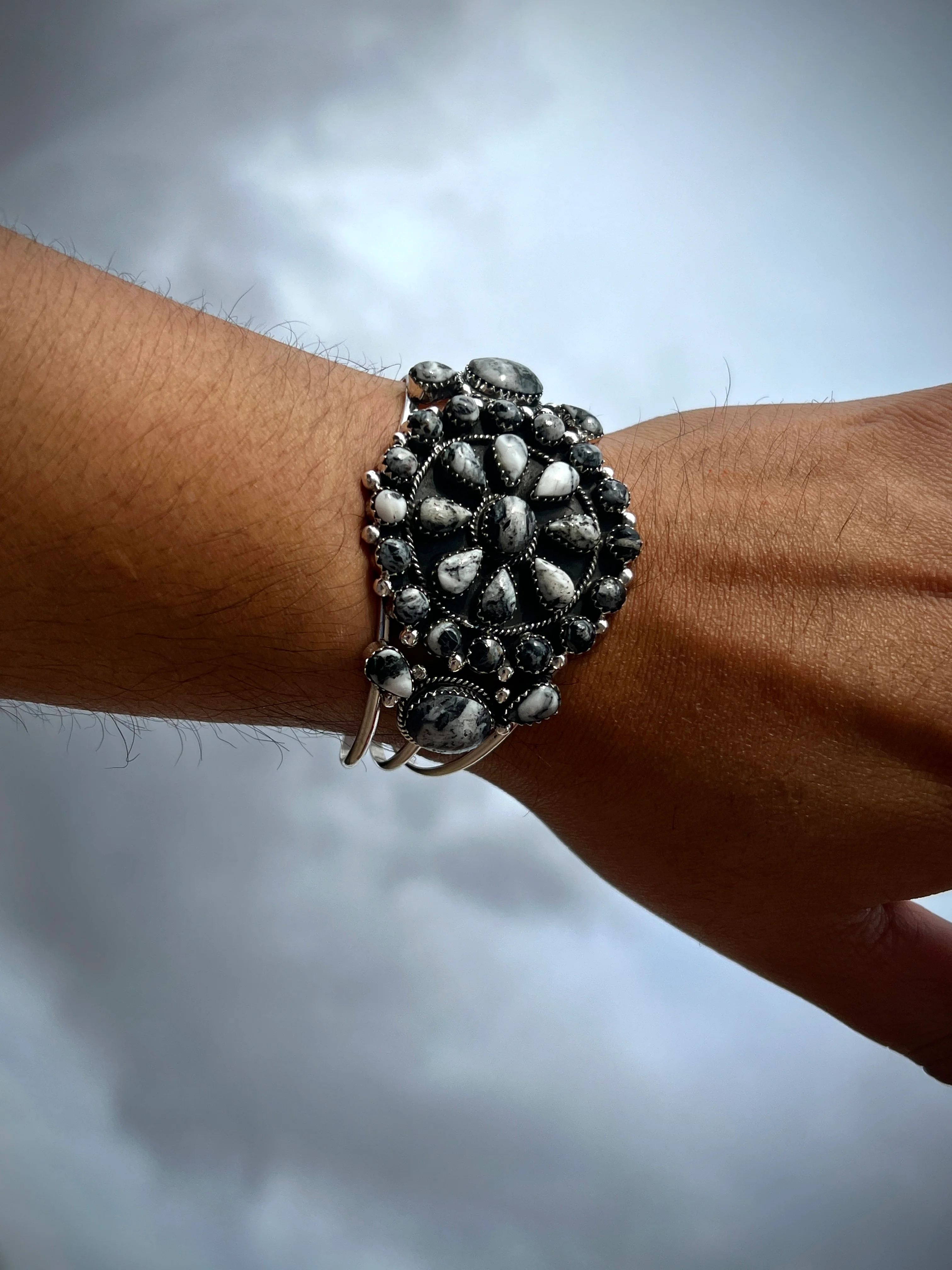 Neon Navajo Cluster Cuff - Image 11
