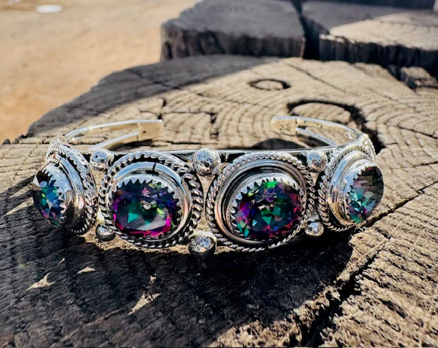 Northern Lights Fluorite Cuff - Image 3
