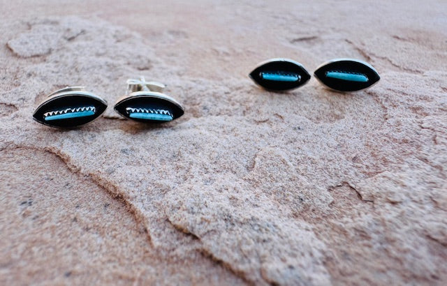 One Single Needlepoint Stud Earrings - Image 2