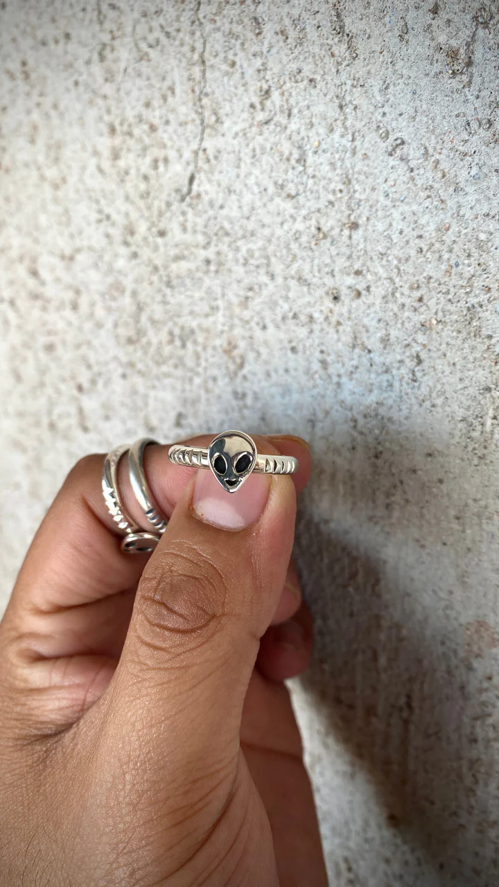 Out of this world!! Alien Head Rings (High Shine or Old Style) - Image 5