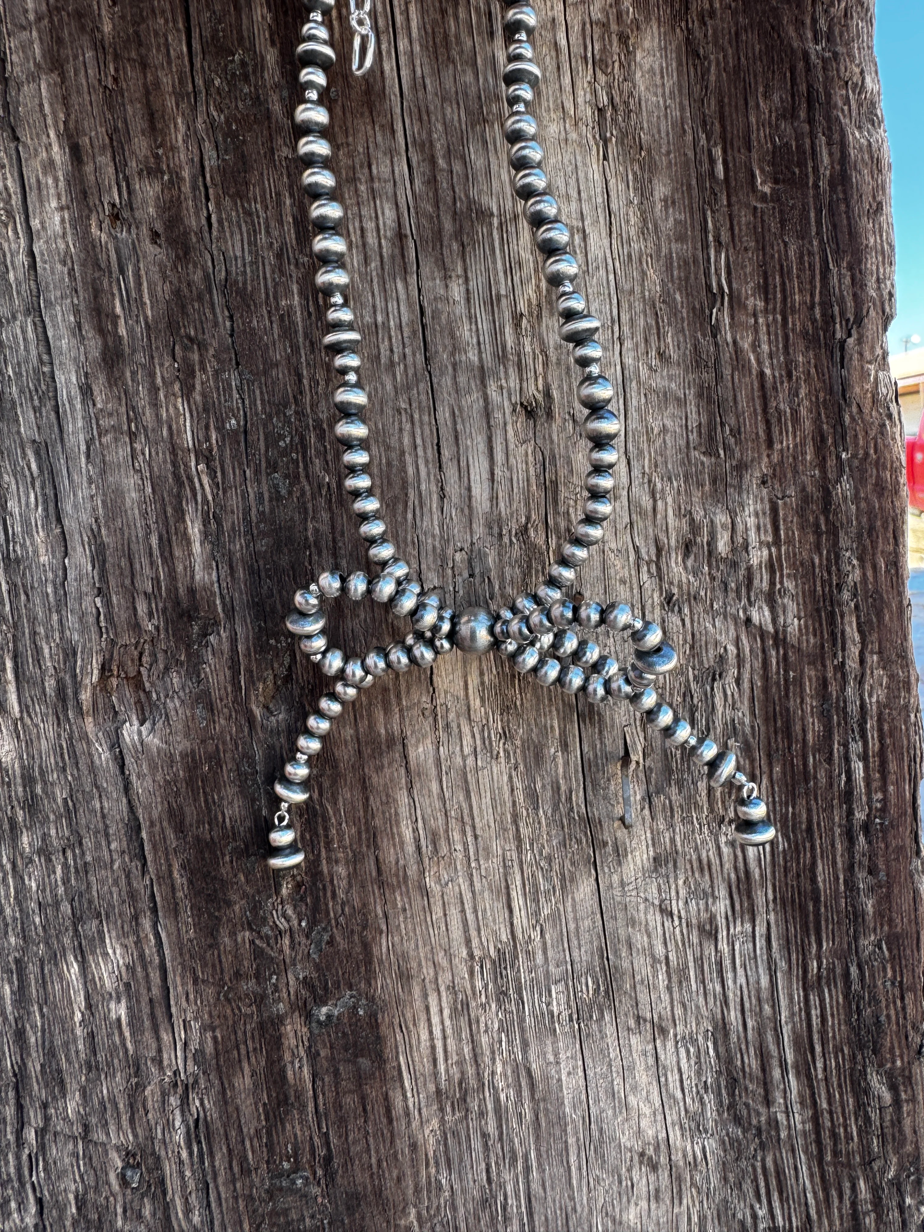 Pearl Bow Tie Choker - Image 2