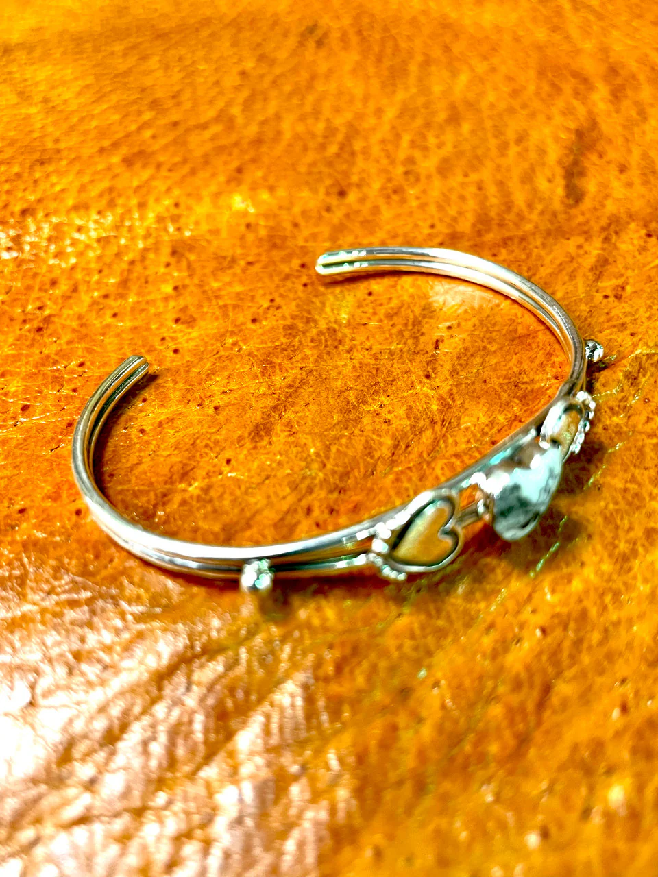 Piece Of My Heart White Buffalo Cuff - Image 4