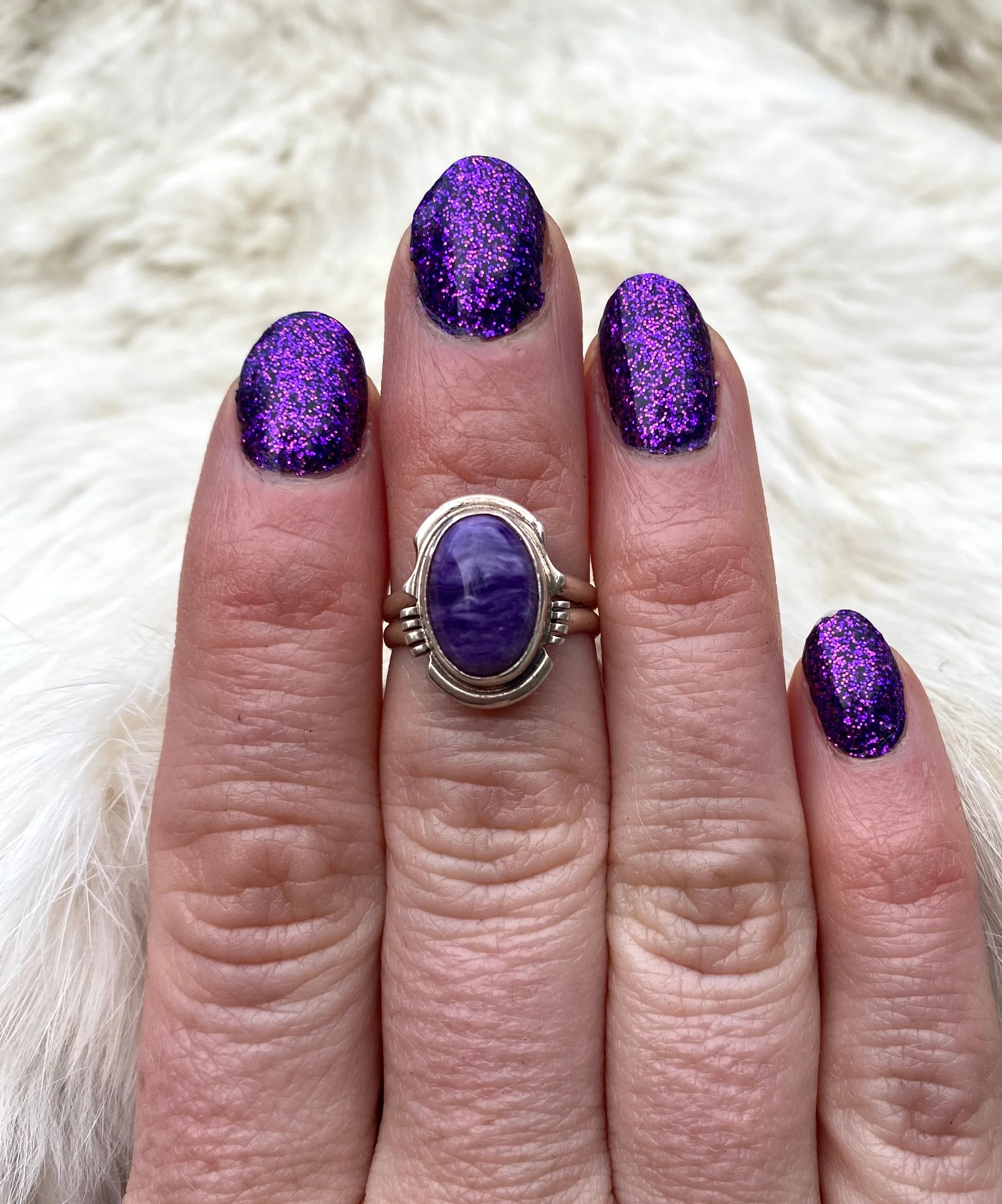 Purple Ocean Chariote Ring From The Rogers Collection - Image 4