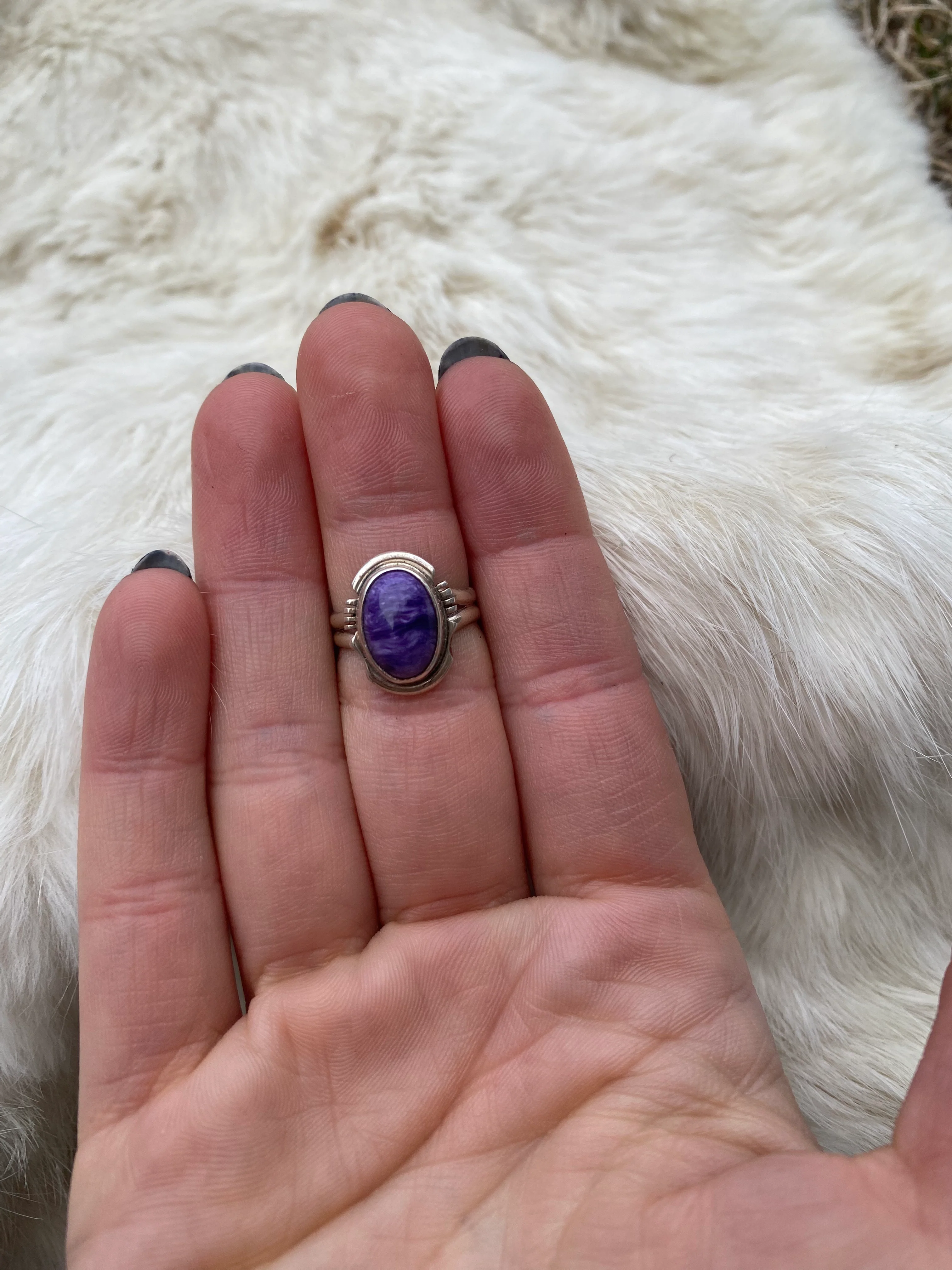 Purple Ocean Chariote Ring From The Rogers Collection - Image 5