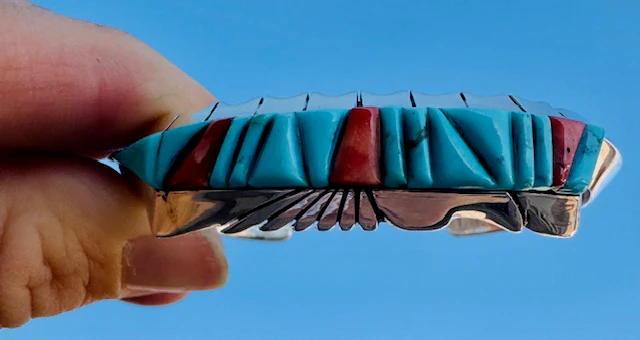 Rise and Shine Turquoise Cuff - Image 2