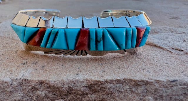 Rise and Shine Turquoise Cuff - Image 4