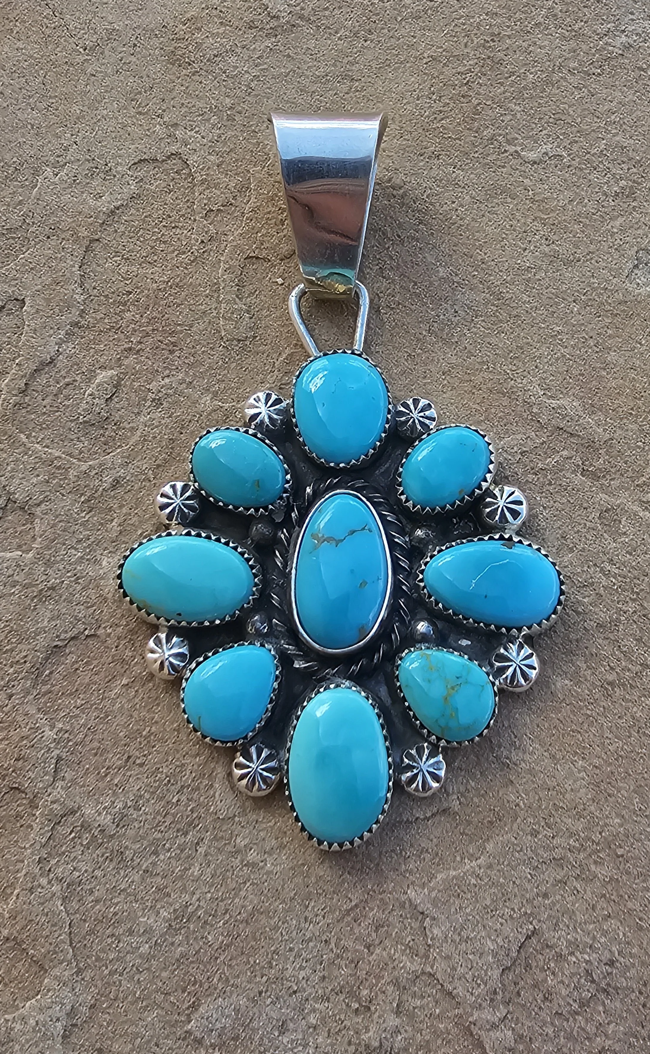 Round About Turquoise Pendant - Image 3