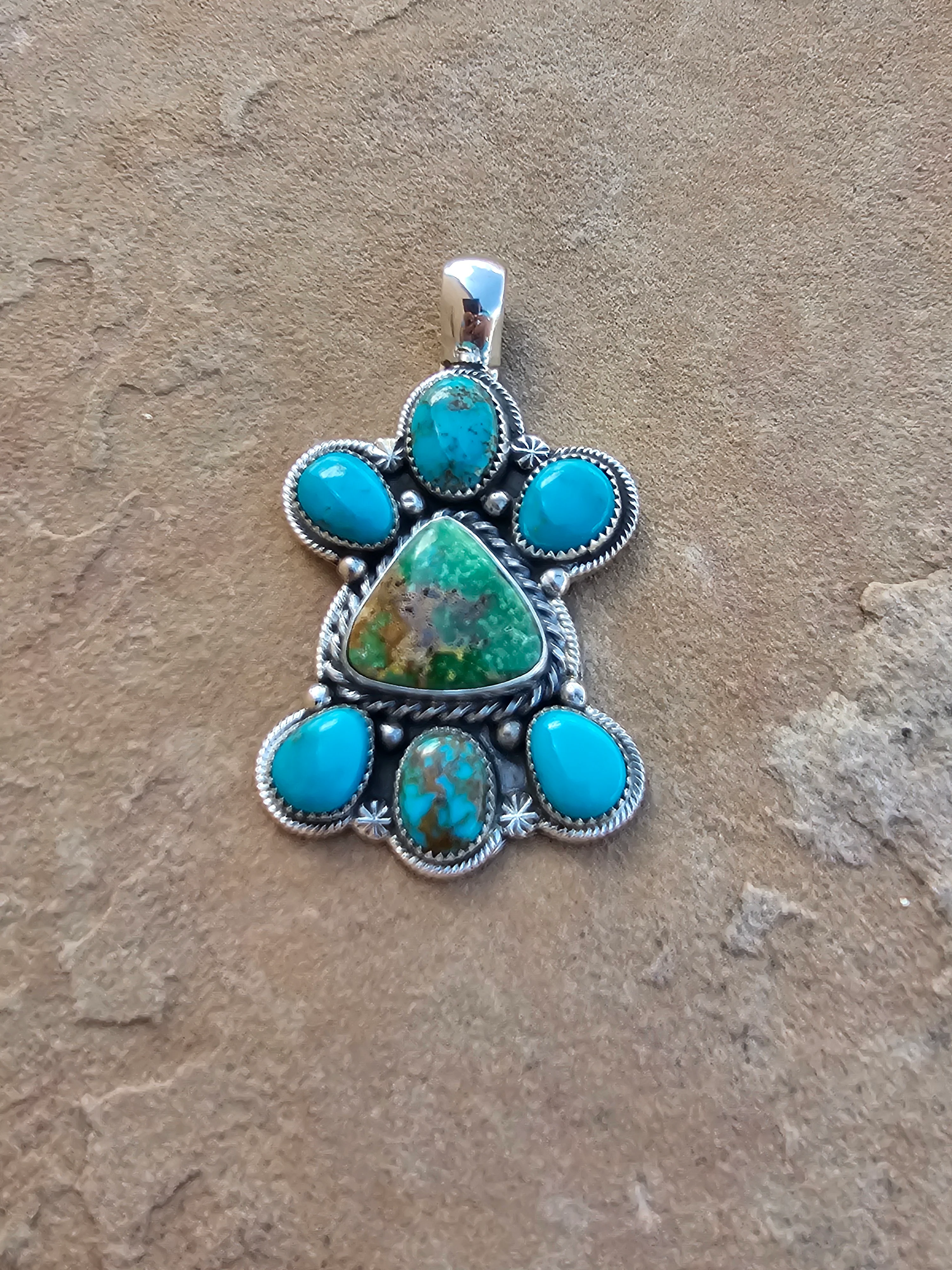 Round About Turquoise Pendant - Image 4