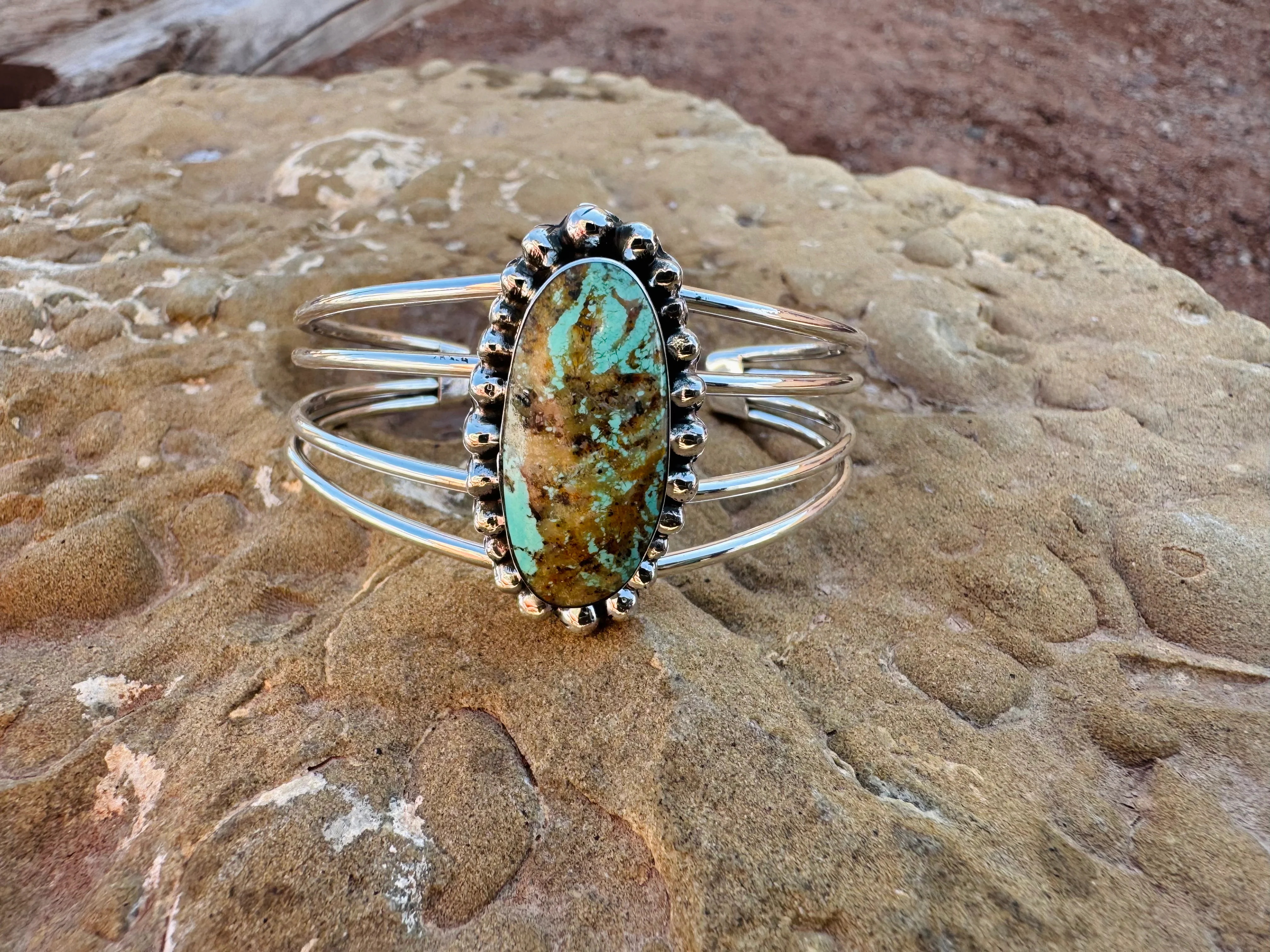 Patagonia Turquoise Oval Cuff - Image 3