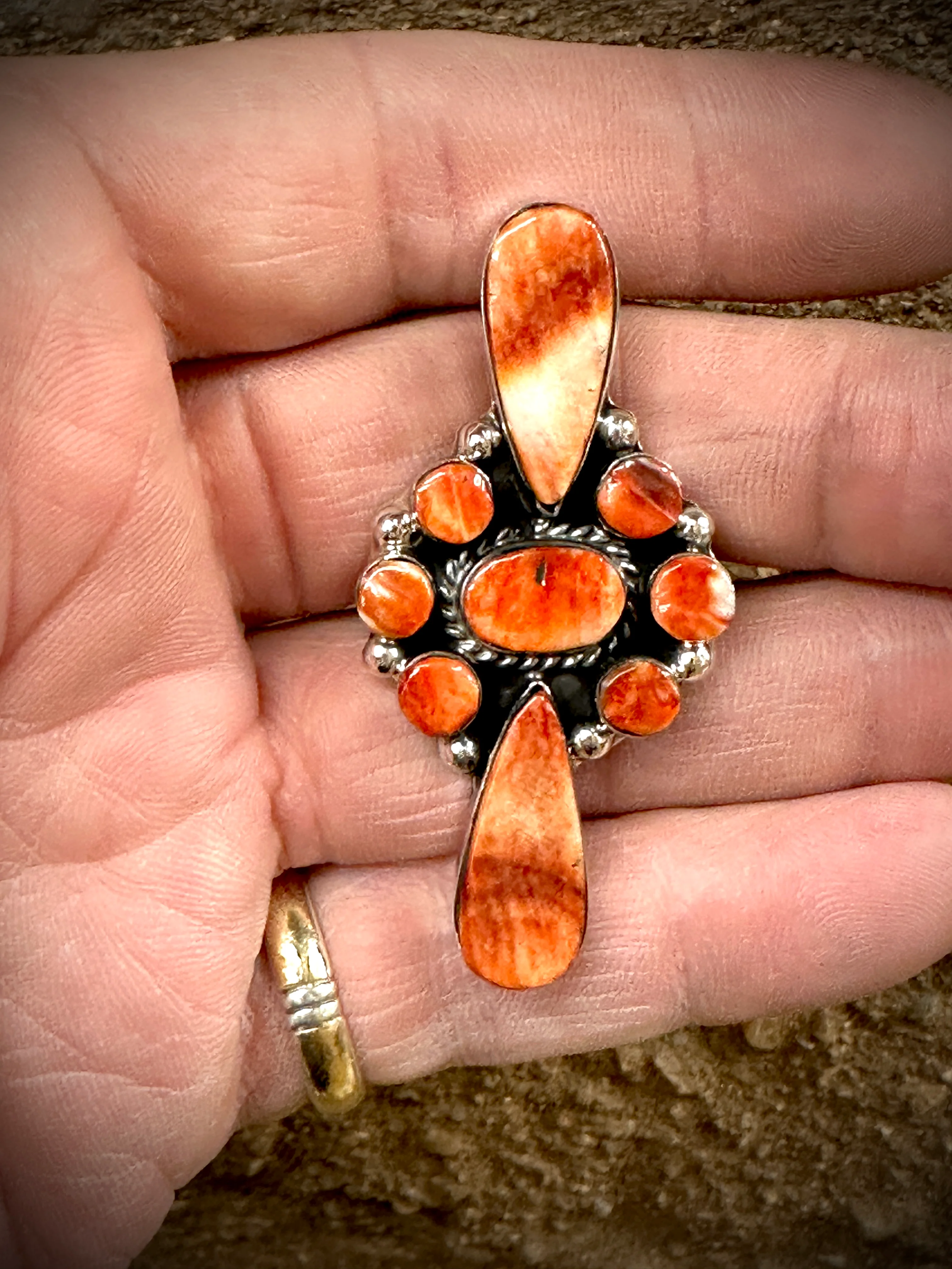 Say You Love Me Spiny Oyster Ring - Image 6