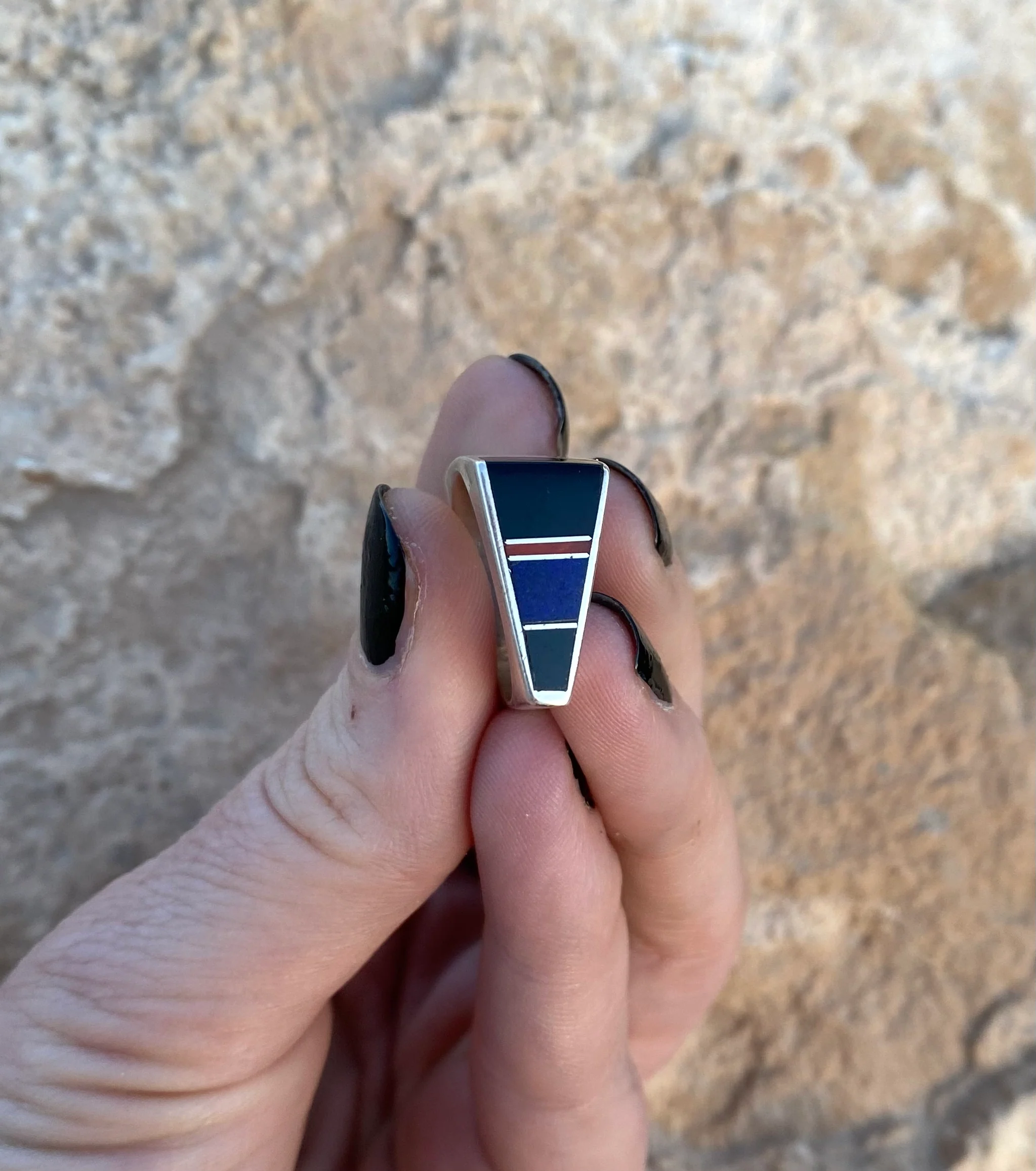 Triangle Ring From The Rodgers Collection - Image 6