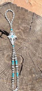 Silver Cross Harness Bracelet - Image 2