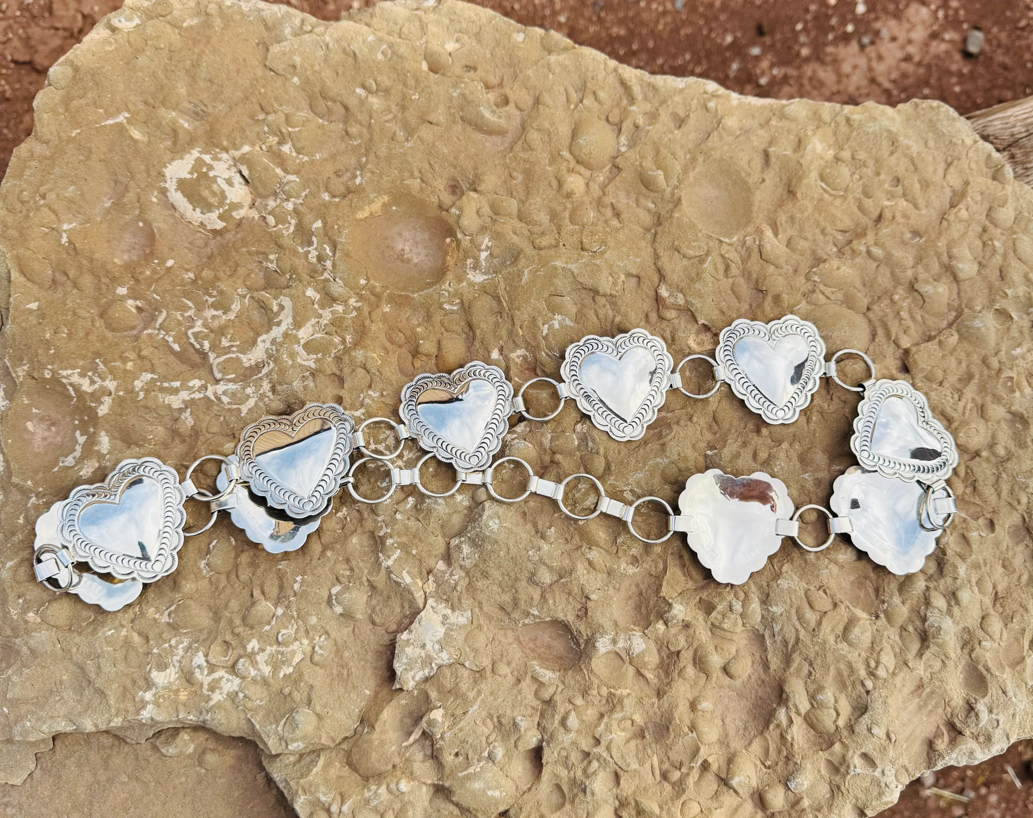 Silver Heart Belt - Image 2