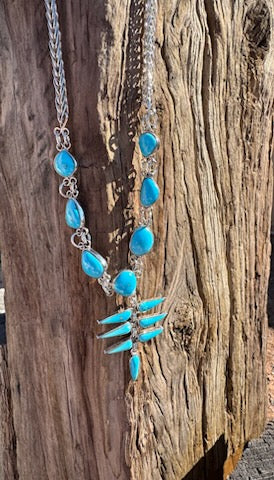 Sleeping Beauty Drop Necklace - Image 4