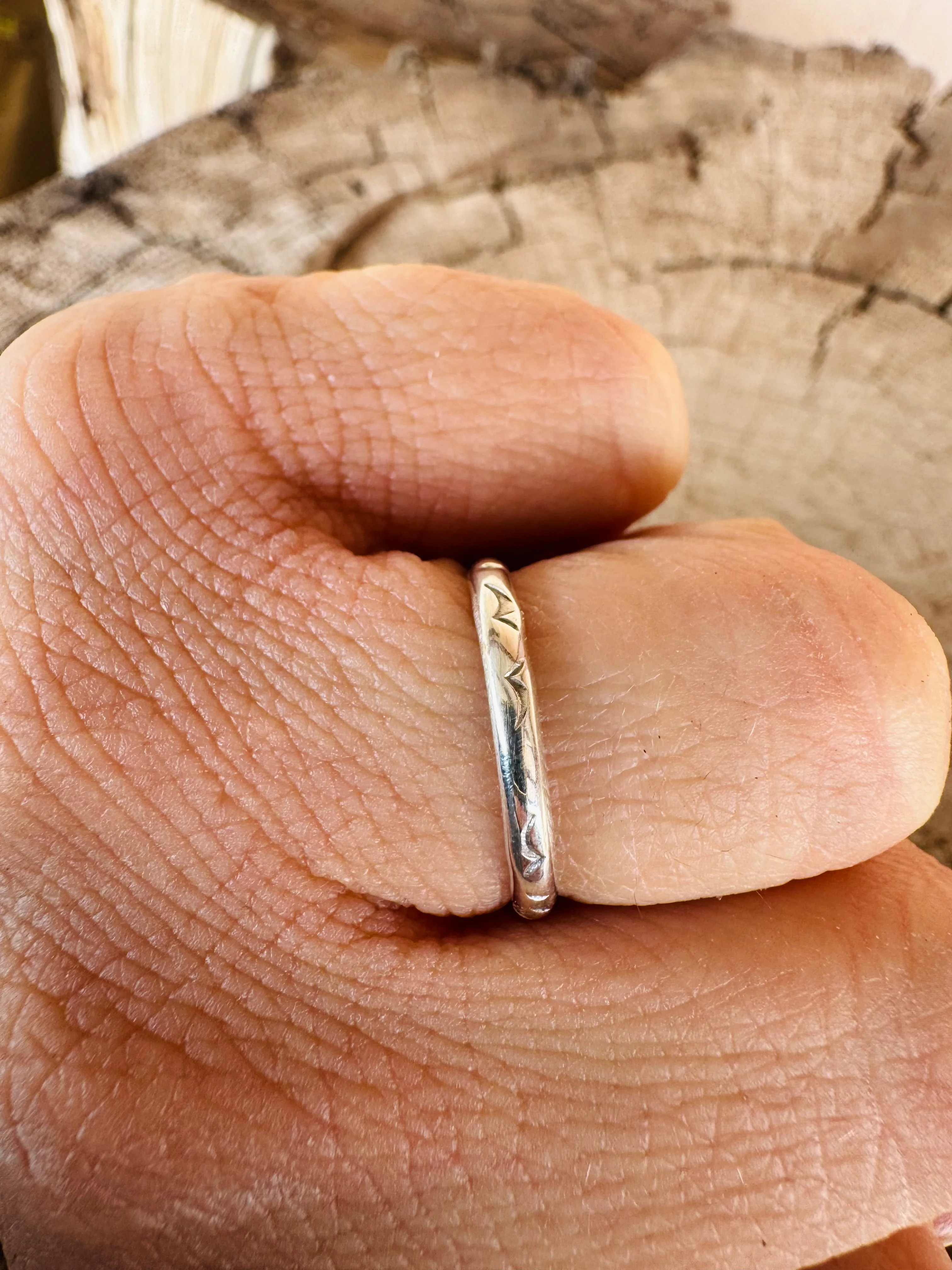 Slim Silver Ring - Image 2