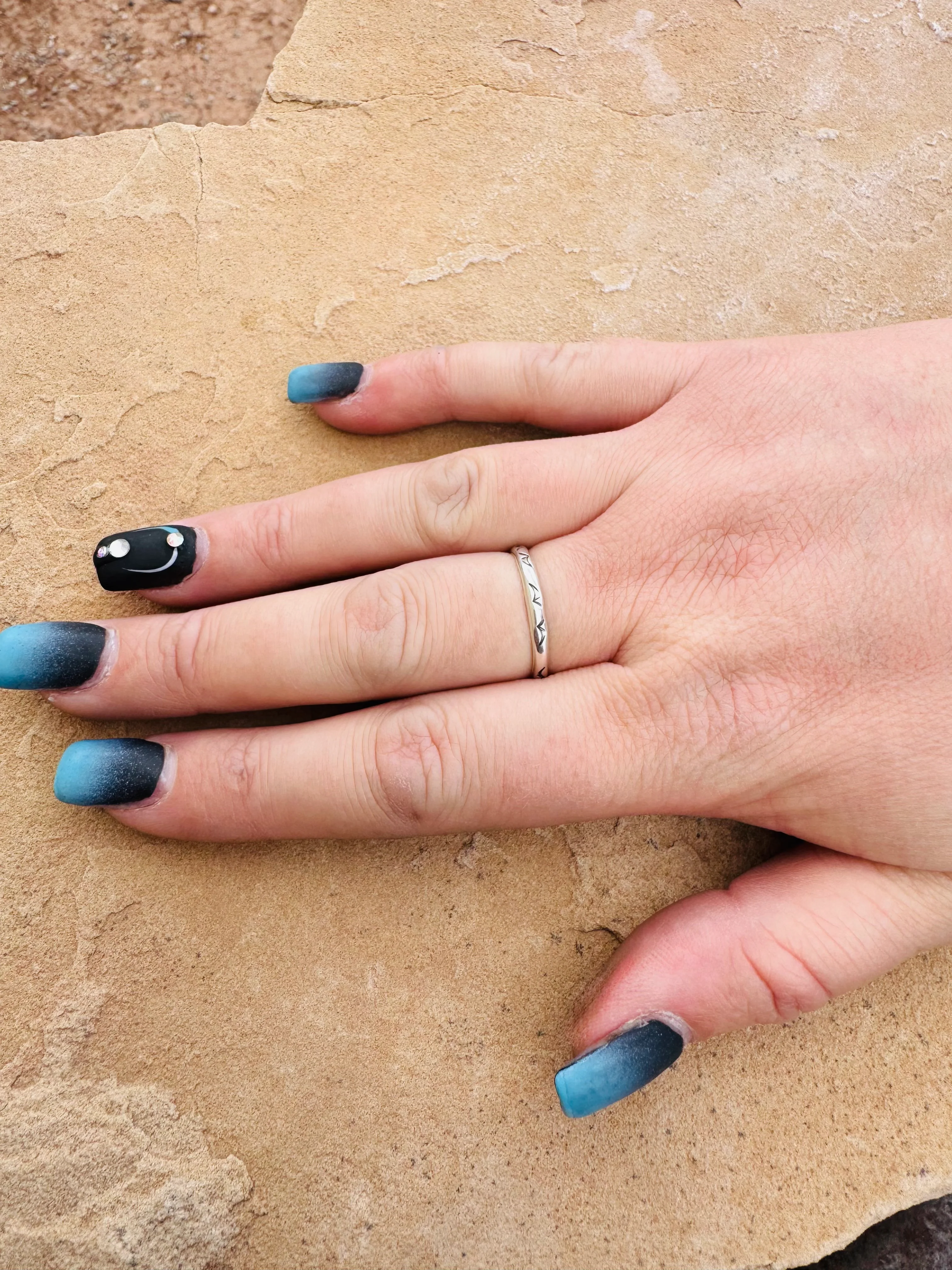 Slim Silver Ring - Image 3