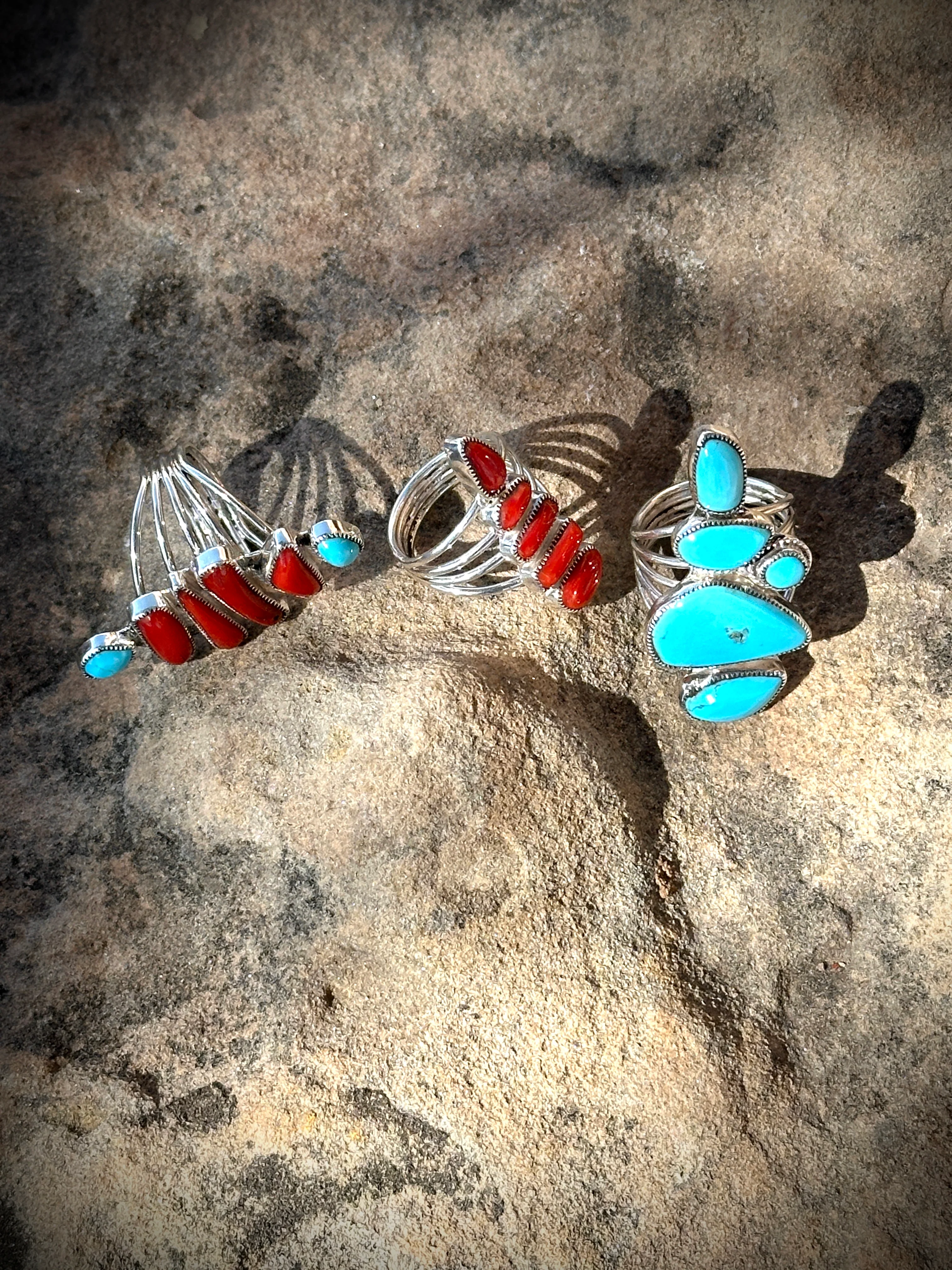 Smokey Gchachu Zuni Rings - Image 2