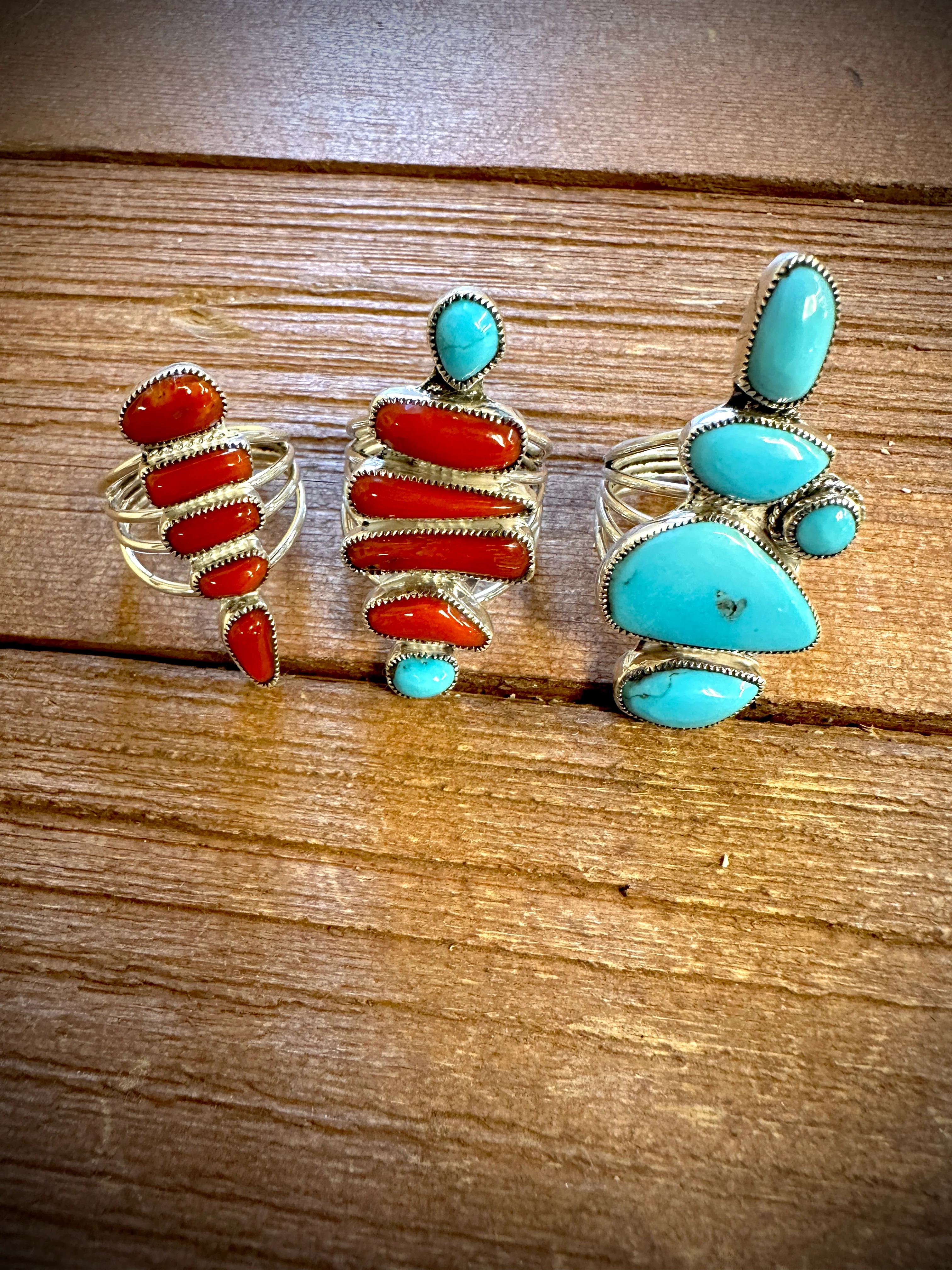Smokey Gchachu Zuni Rings - Image 3