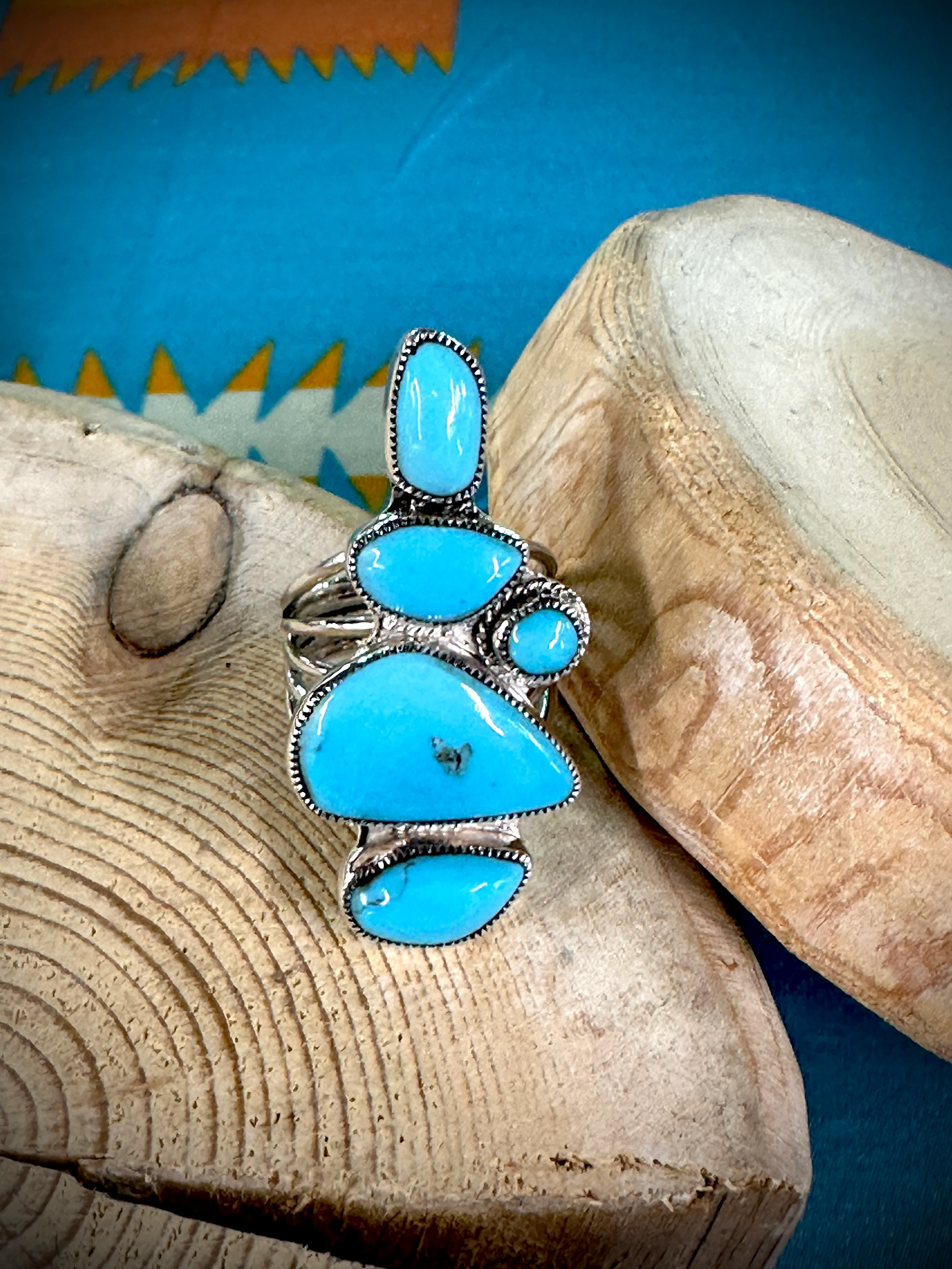 Smokey Gchachu Zuni Rings - Image 5