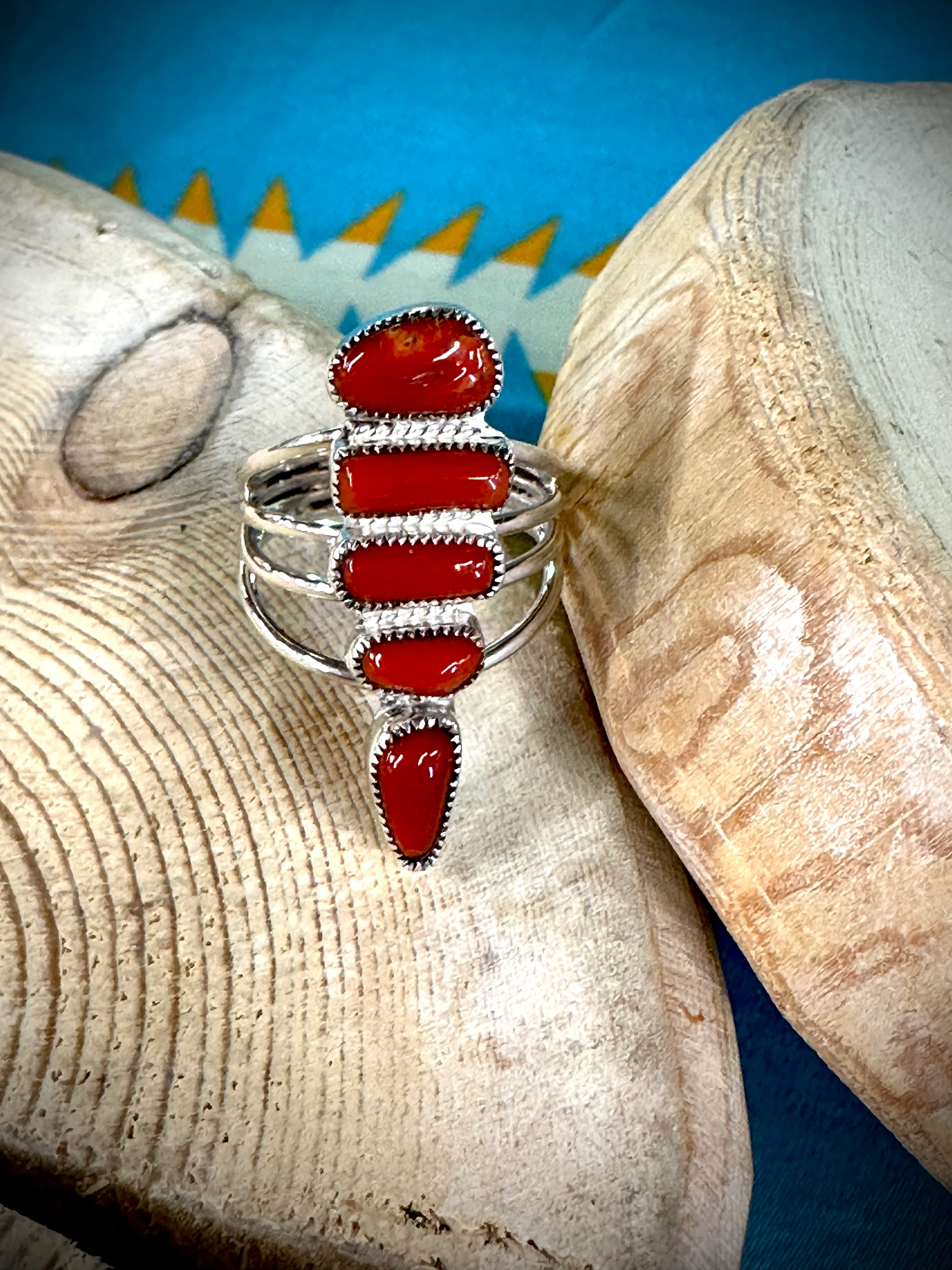 Smokey Gchachu Zuni Rings - Image 6