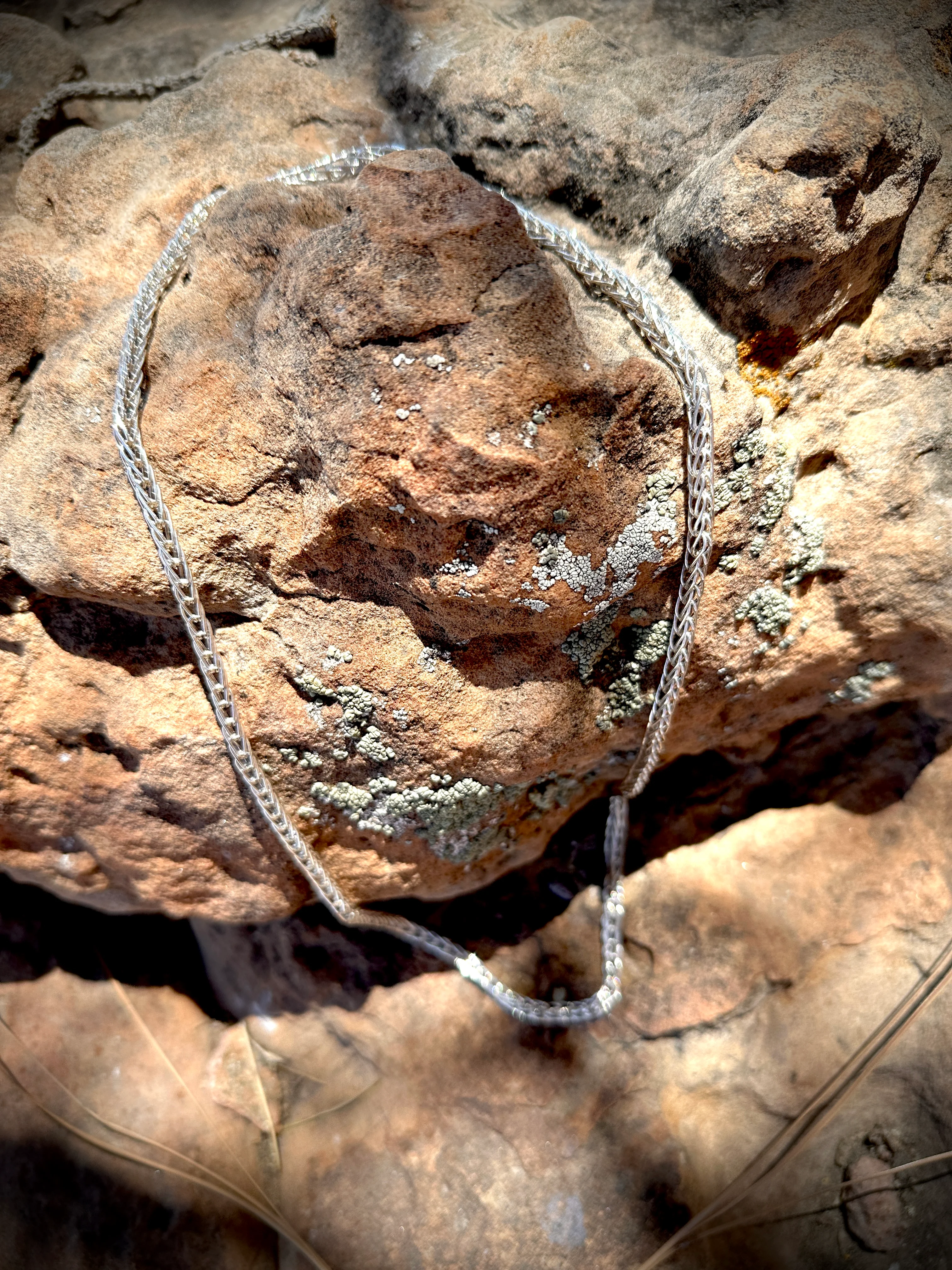 Smokey Gchache Silver Chain - Image 7