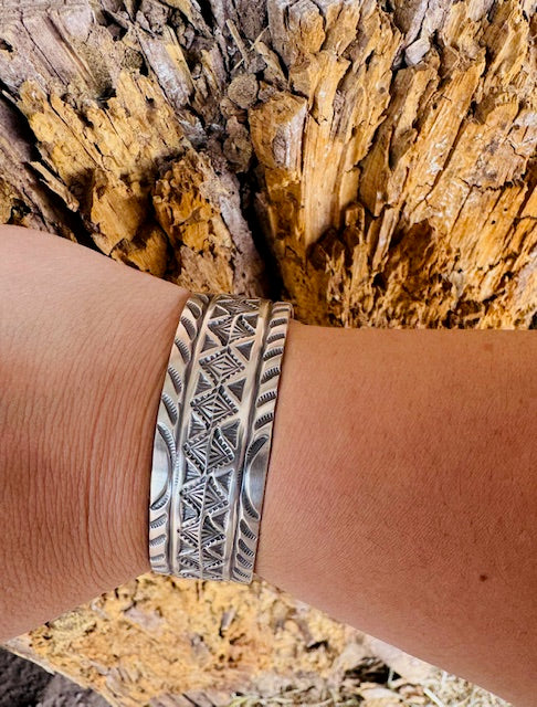 Southwestern Stamped Cuff - Image 4
