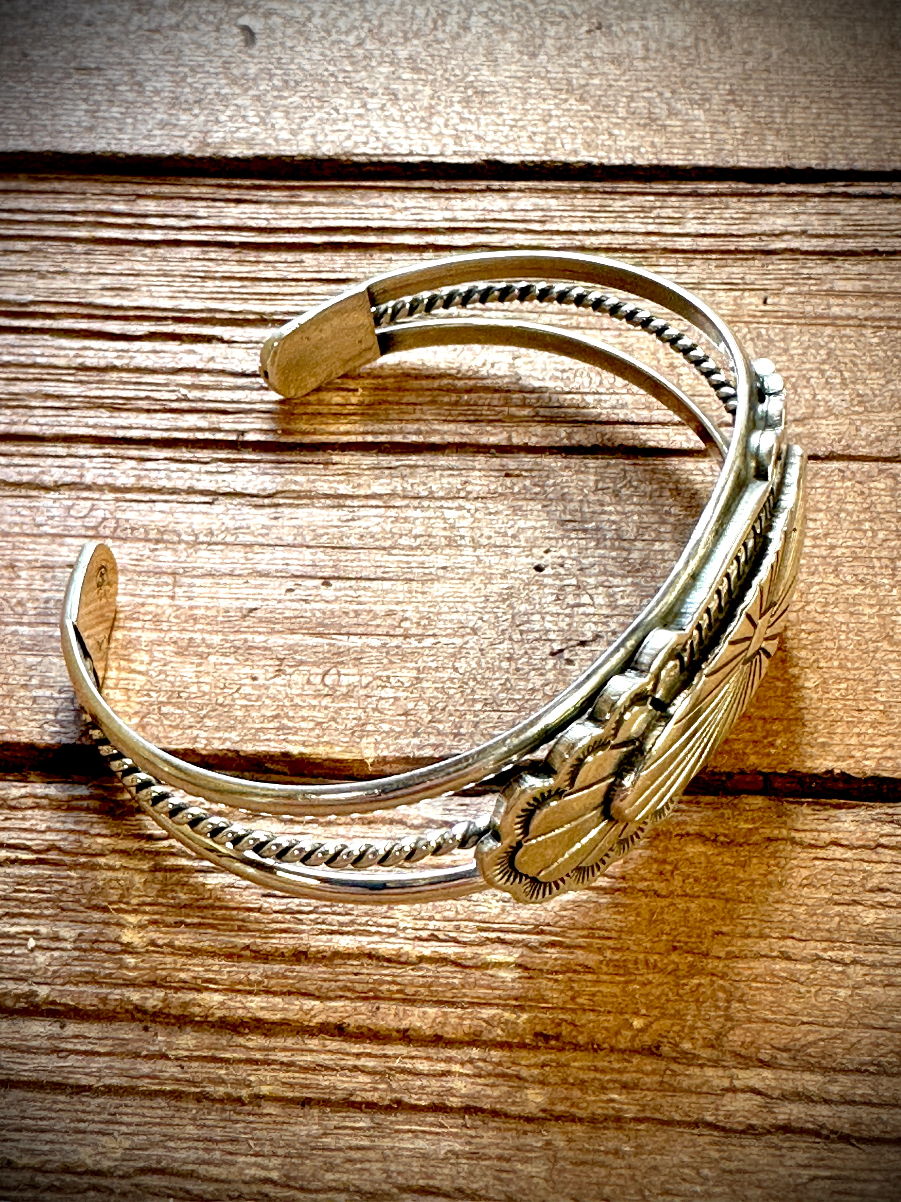 Game Changer Sterling Silver Stamped Cuff - Image 2