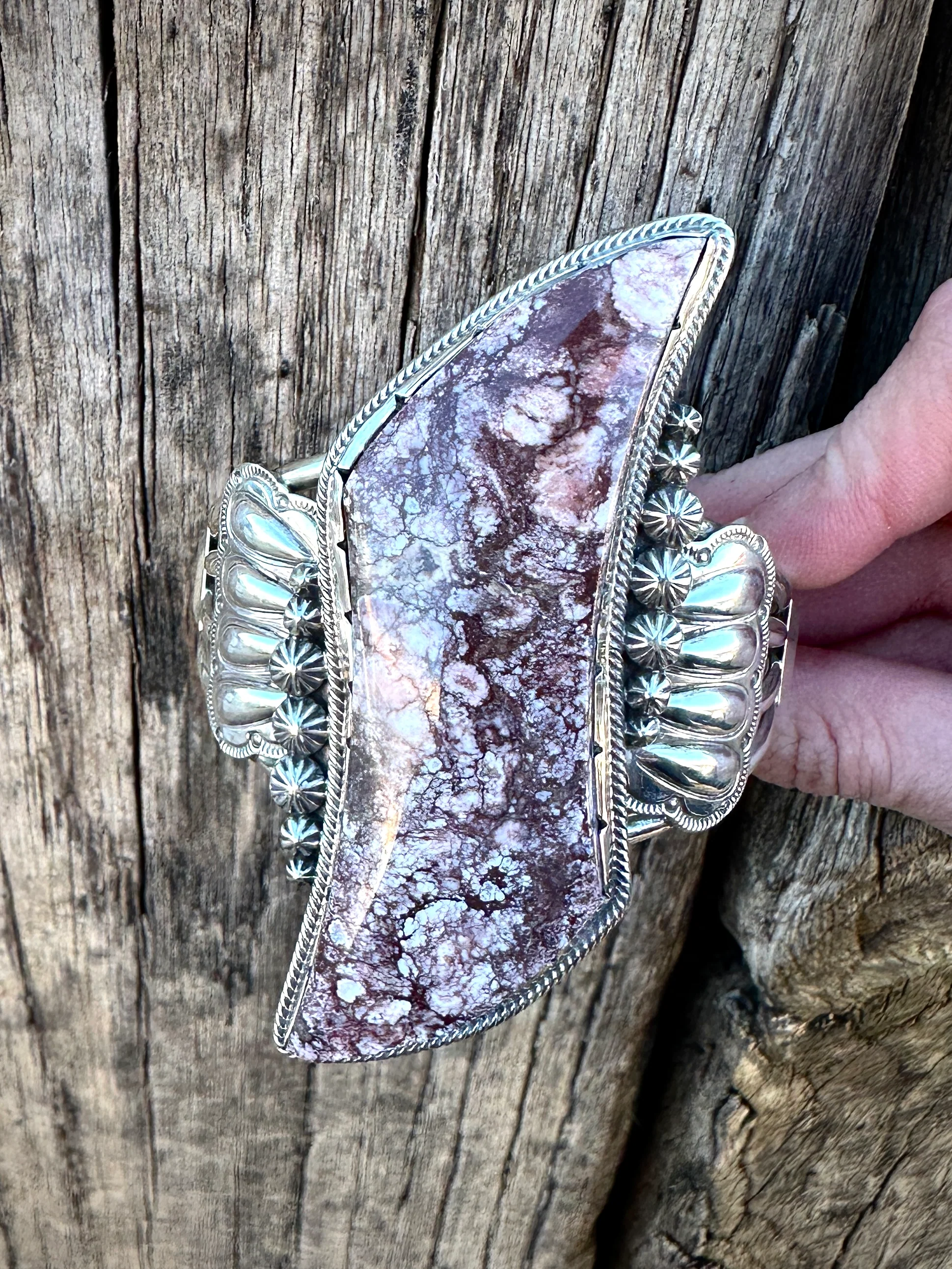 Vintage Wild Horse Wave Cuff from Rodgers Estate - Image 3