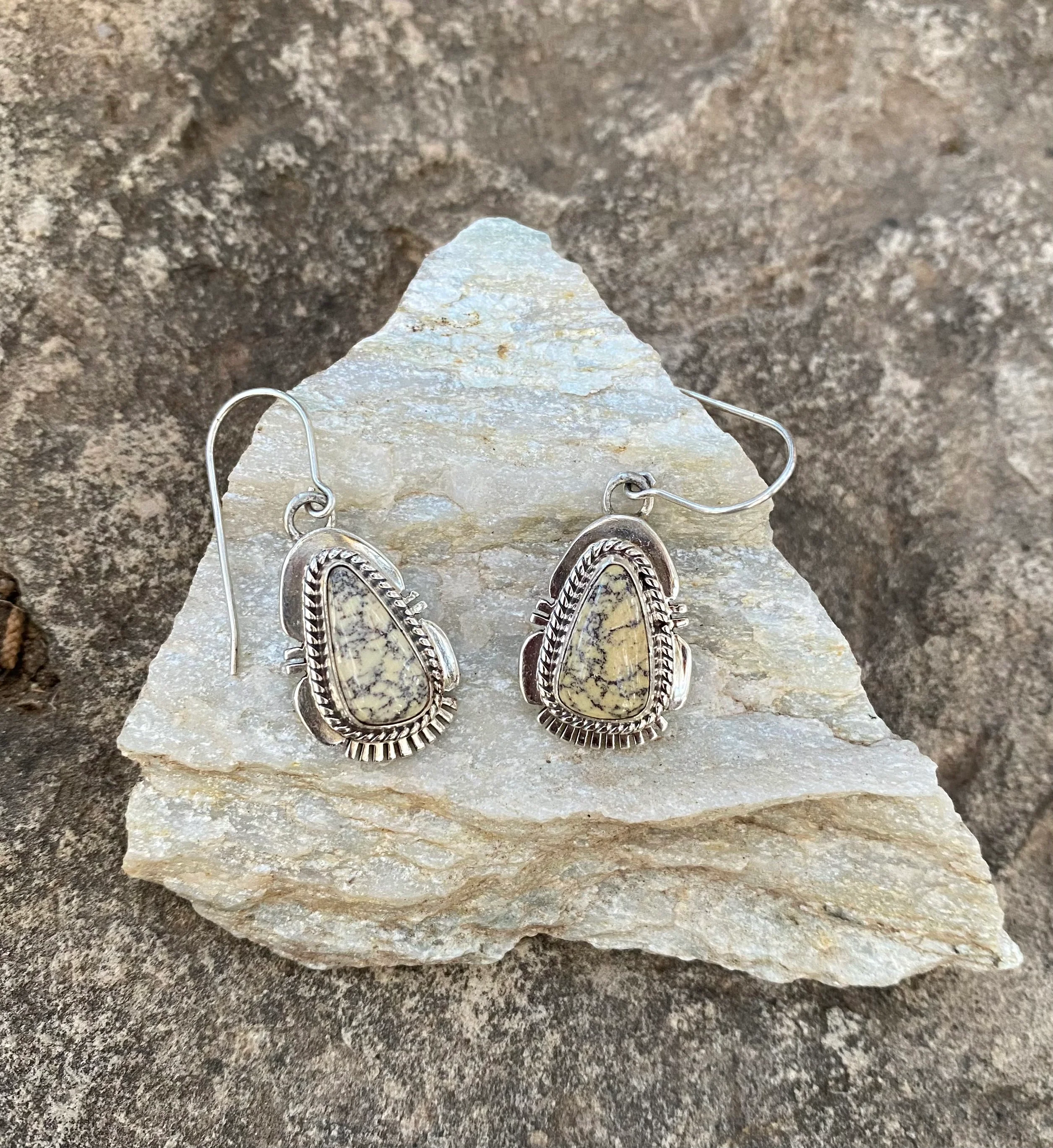 Teardrop White Buffalo Set From The Rodgers Collection - Image 4