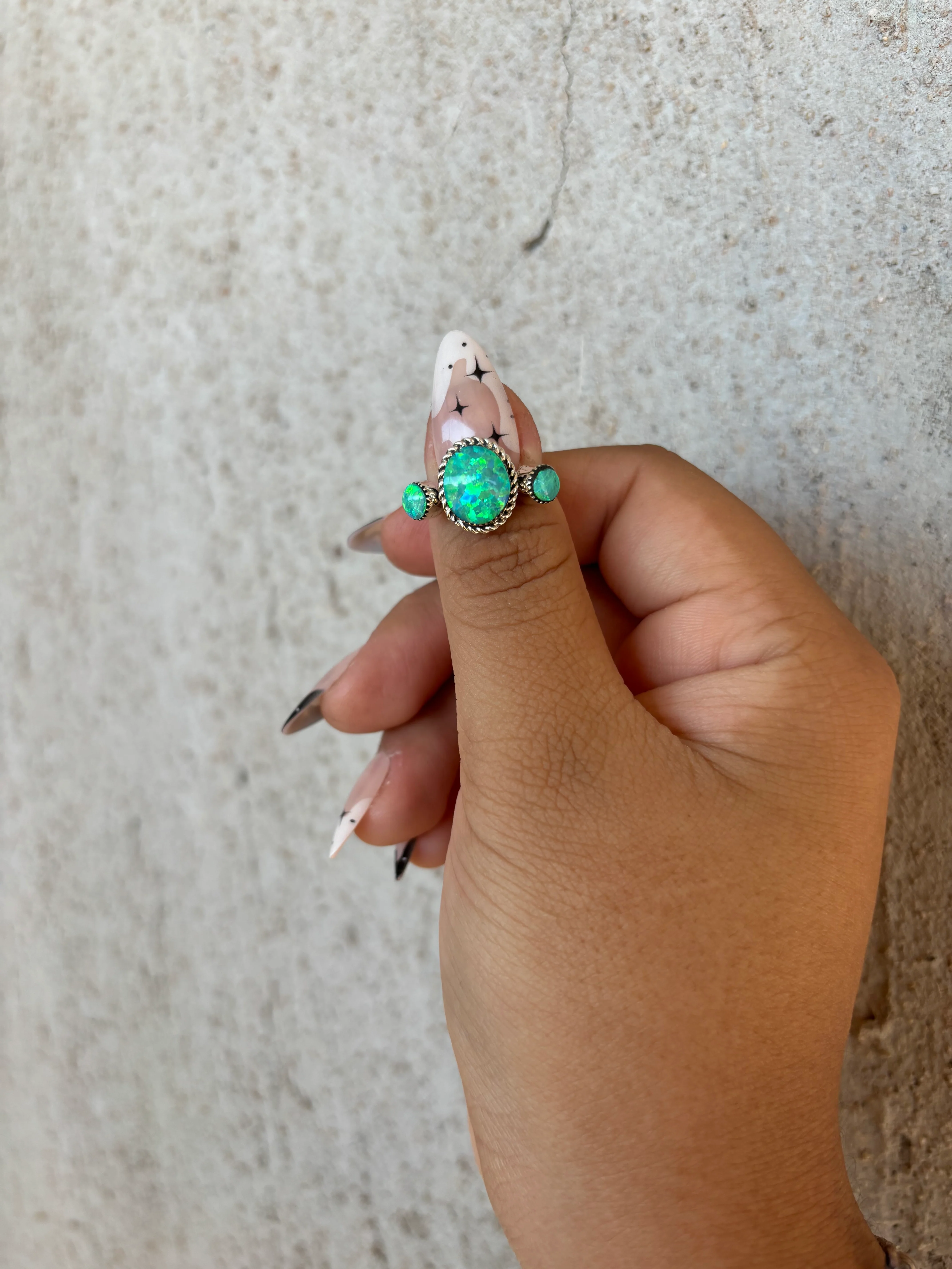 The 3 Stone Lucky Charm Ring - Image 4