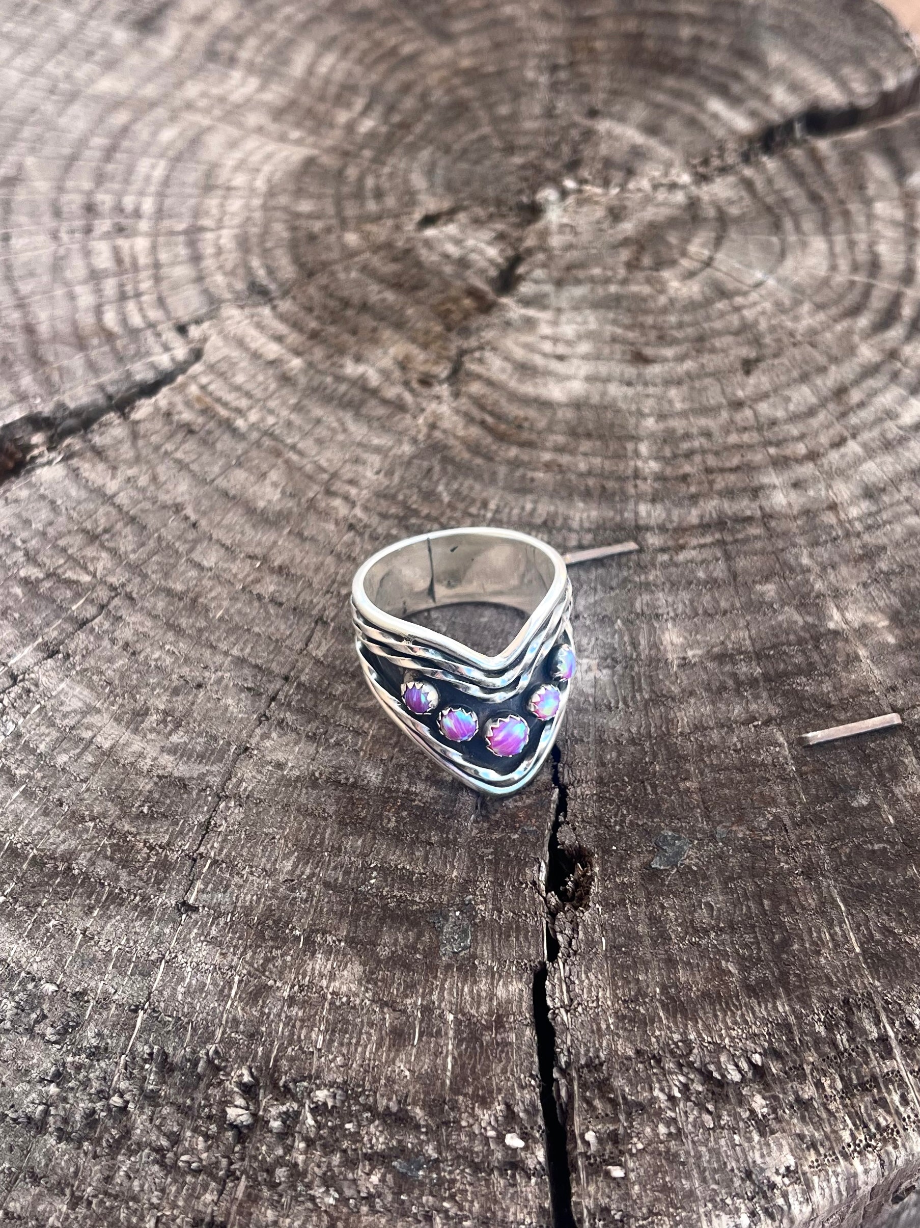 The Contemporary Chevron Ring - Image 5