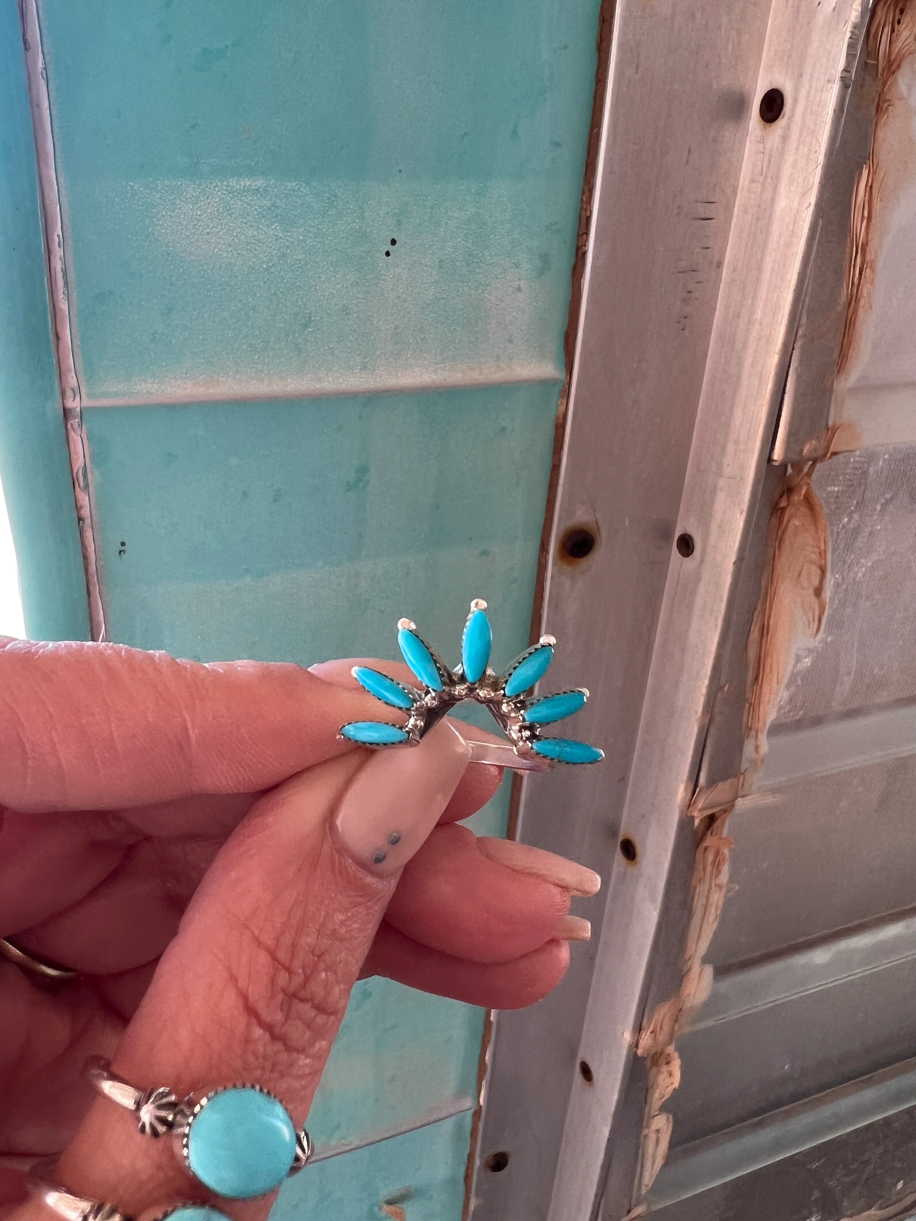 The Crown Turquoise Ring - Image 4
