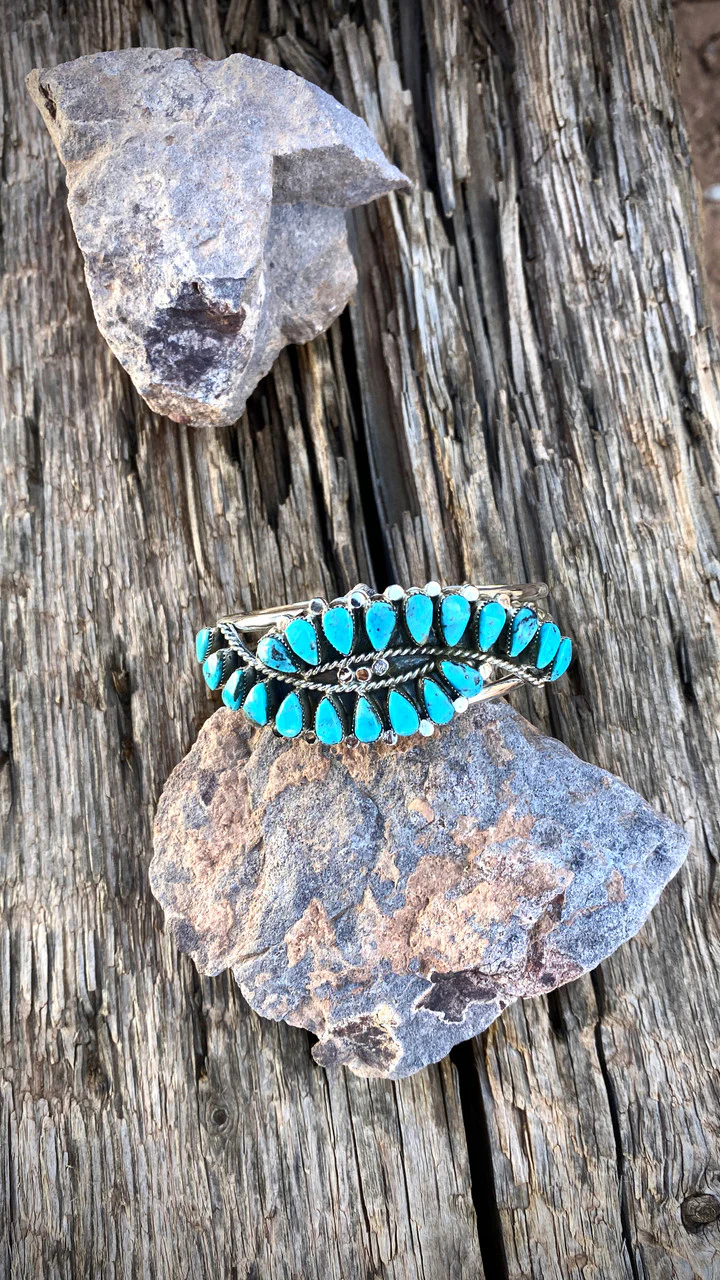 The "Third Eye" Cuff Navajo Artist Loretta Delgarito - Image 5
