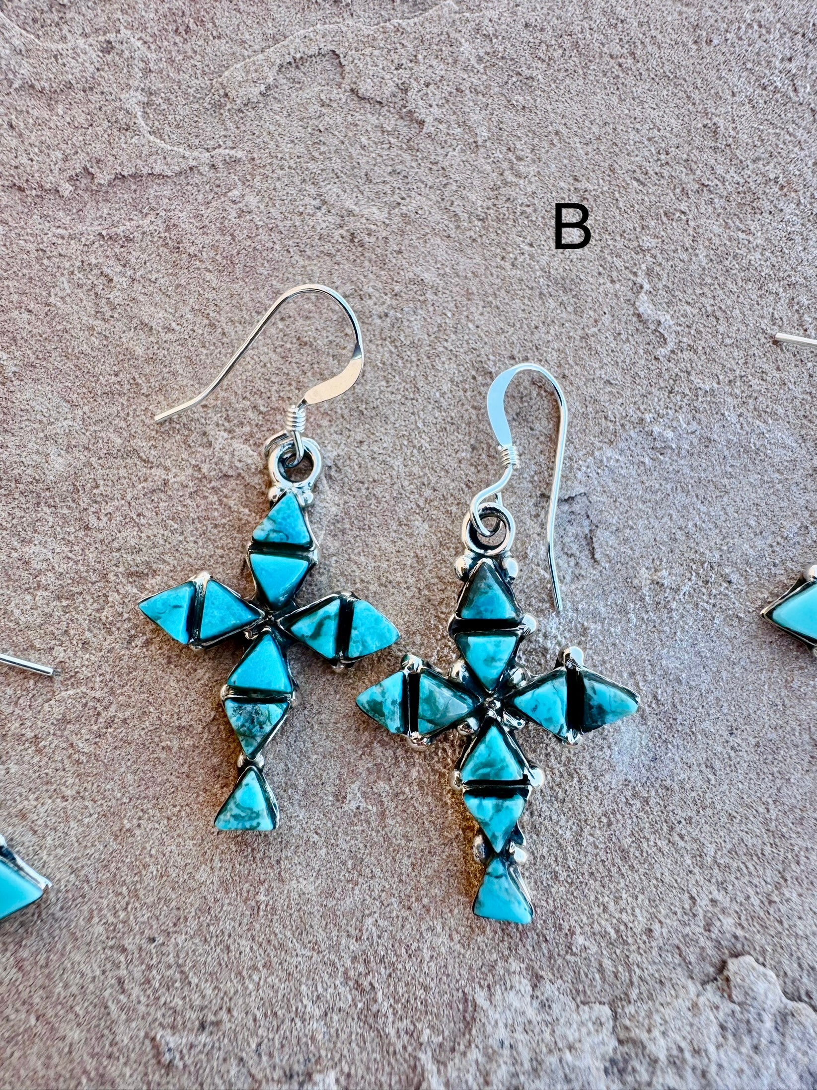 Triangular Turquoise Cross - Image 3