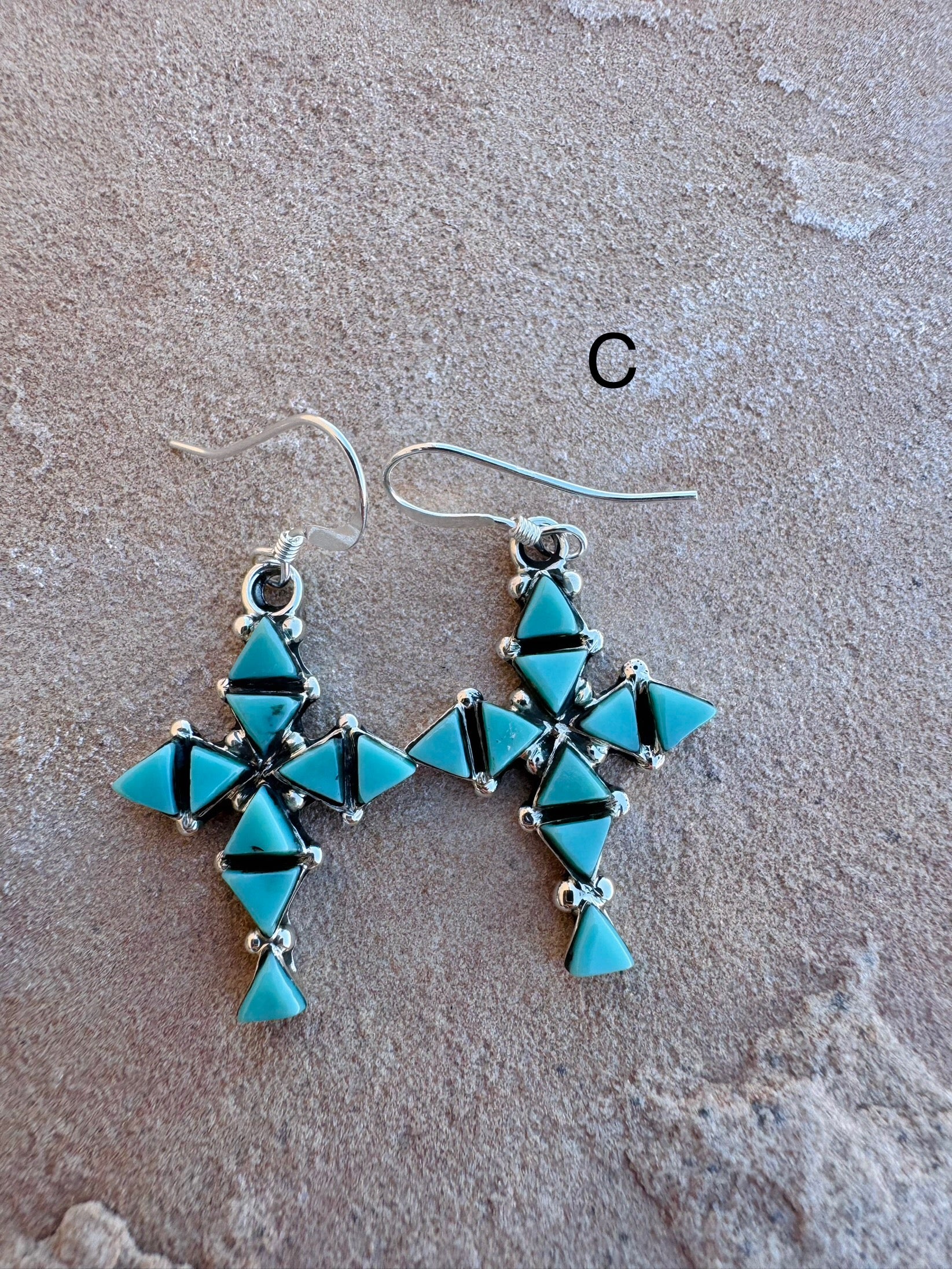 Triangular Turquoise Cross - Image 4