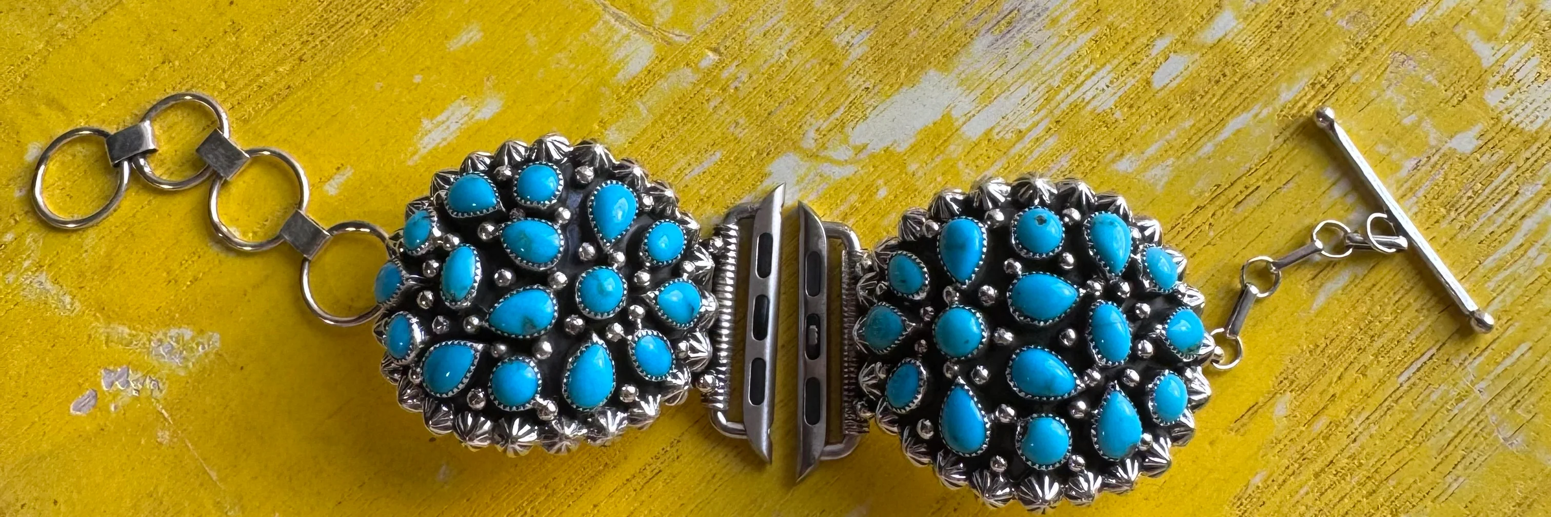 Turquoise Cluster Watch Band - Image 2