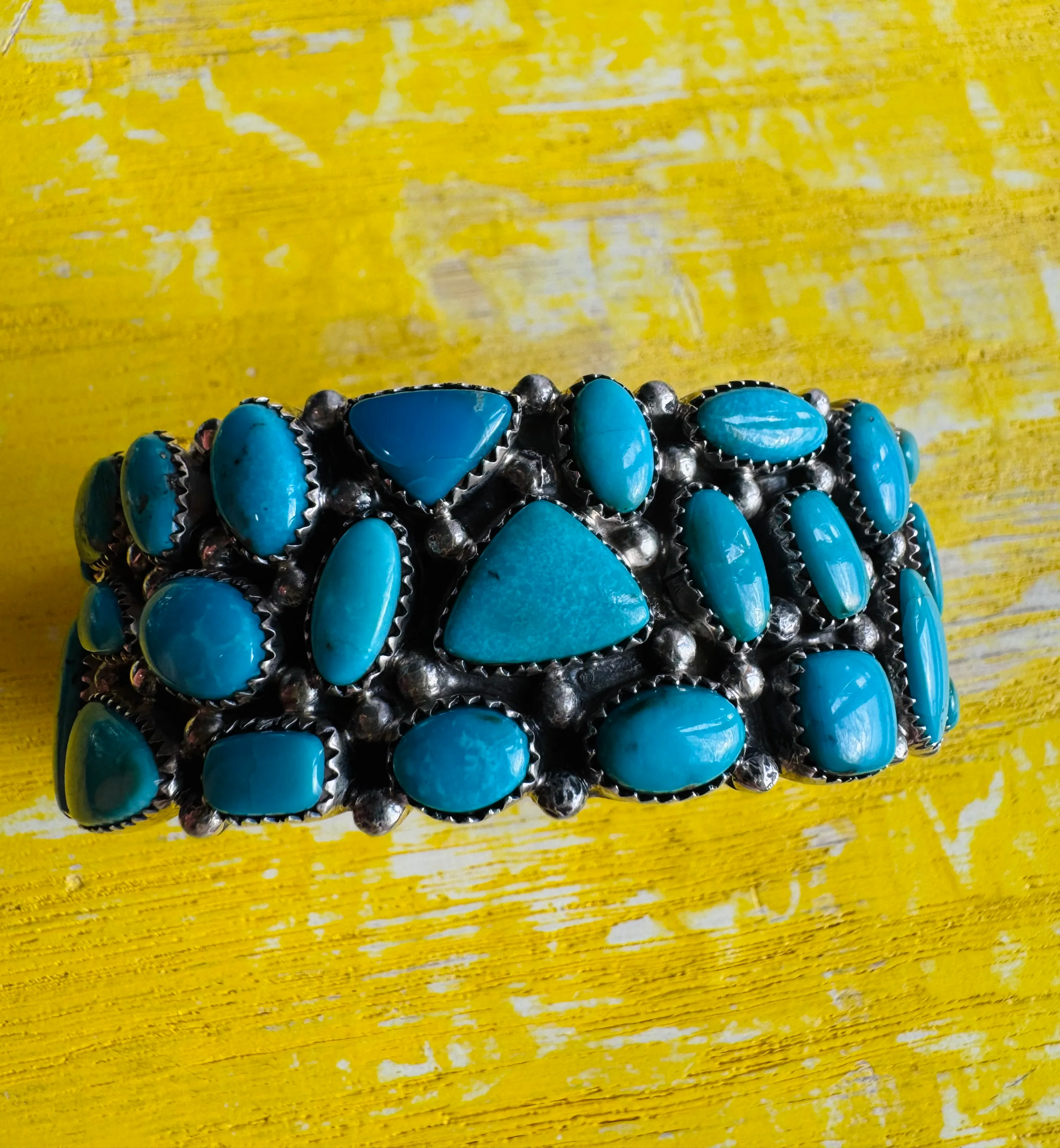 Turquoise Mosaic Cuff - Image 2