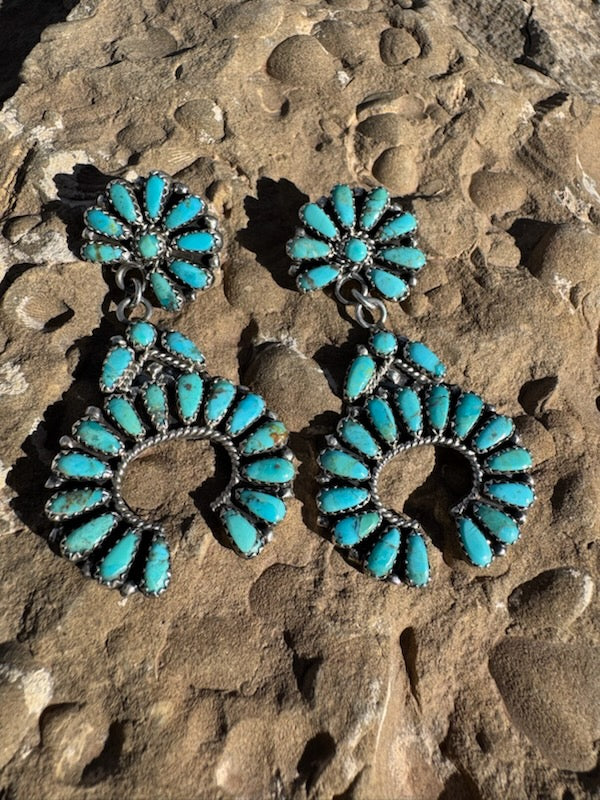 Turquoise Naja Earring - Image 2