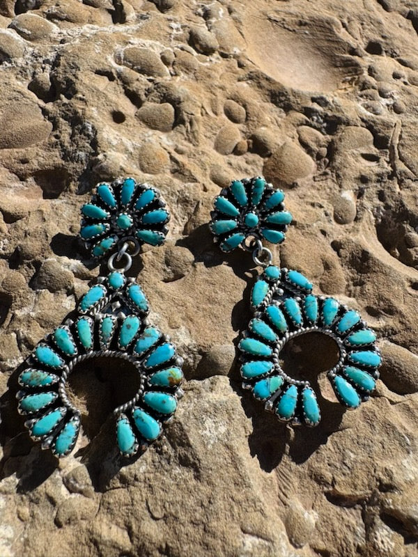 Turquoise Naja Earring - Image 3