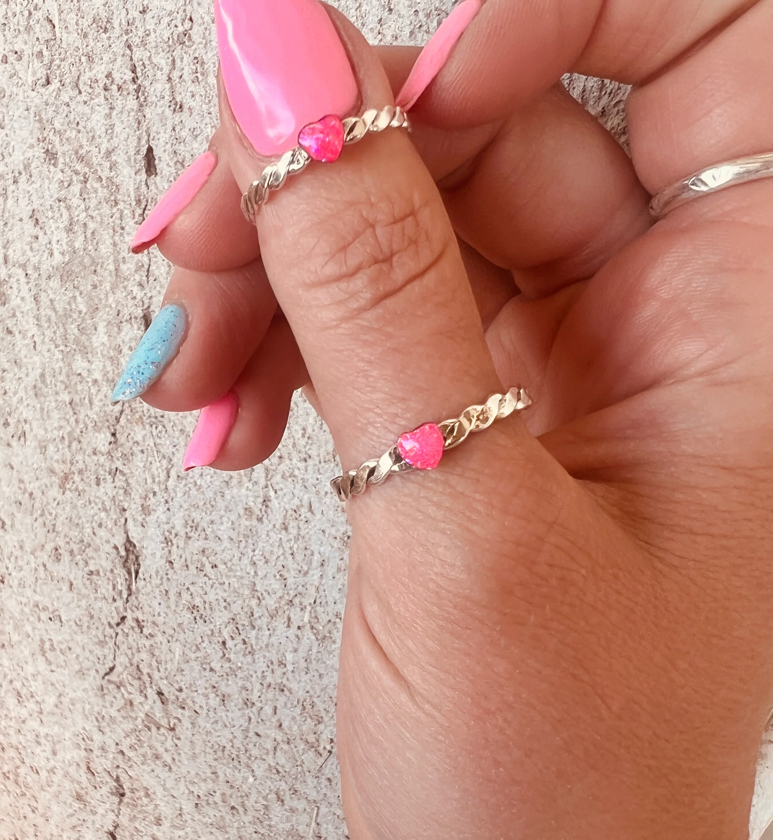 Twisted Barbie Heart Ring - Image 2