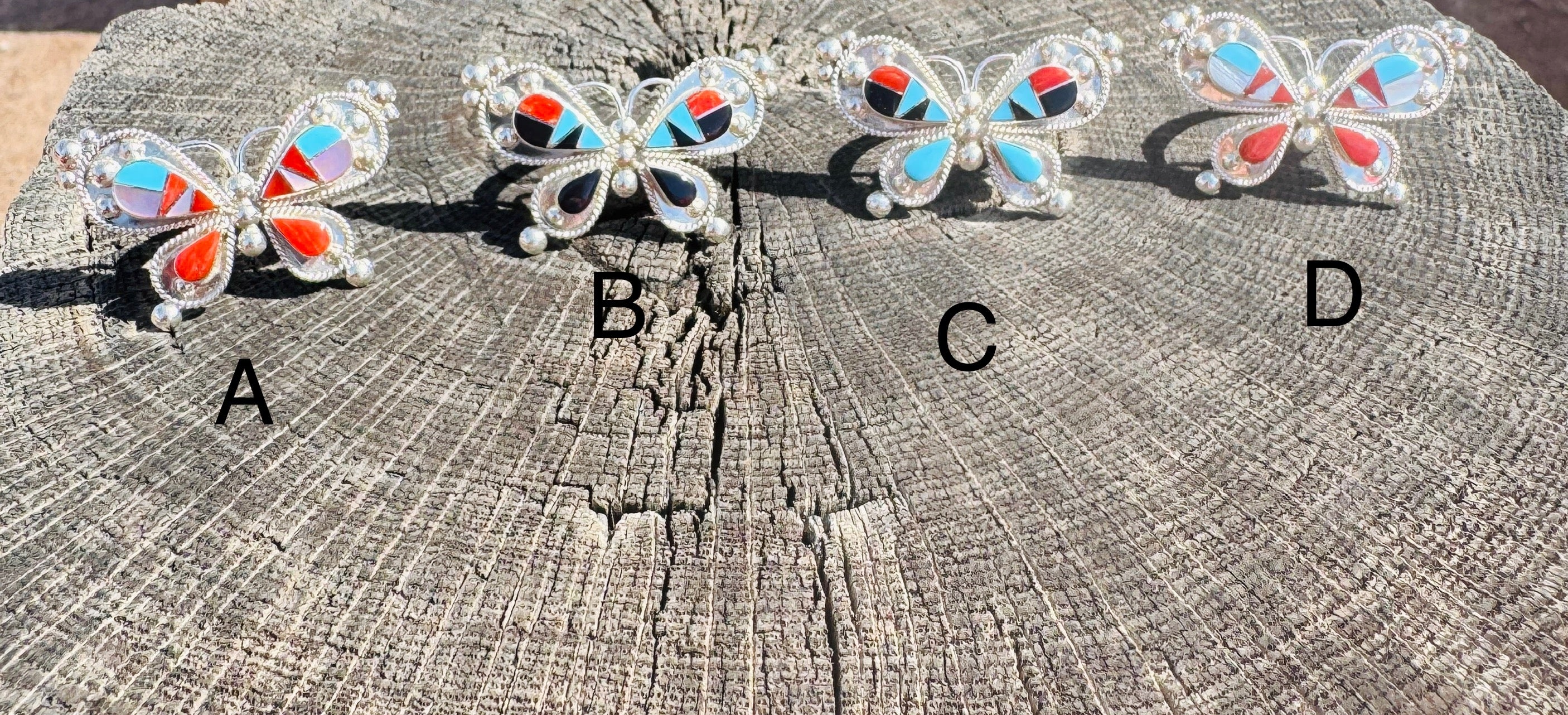 Twisted Silver Butterfly Ring - Image 2