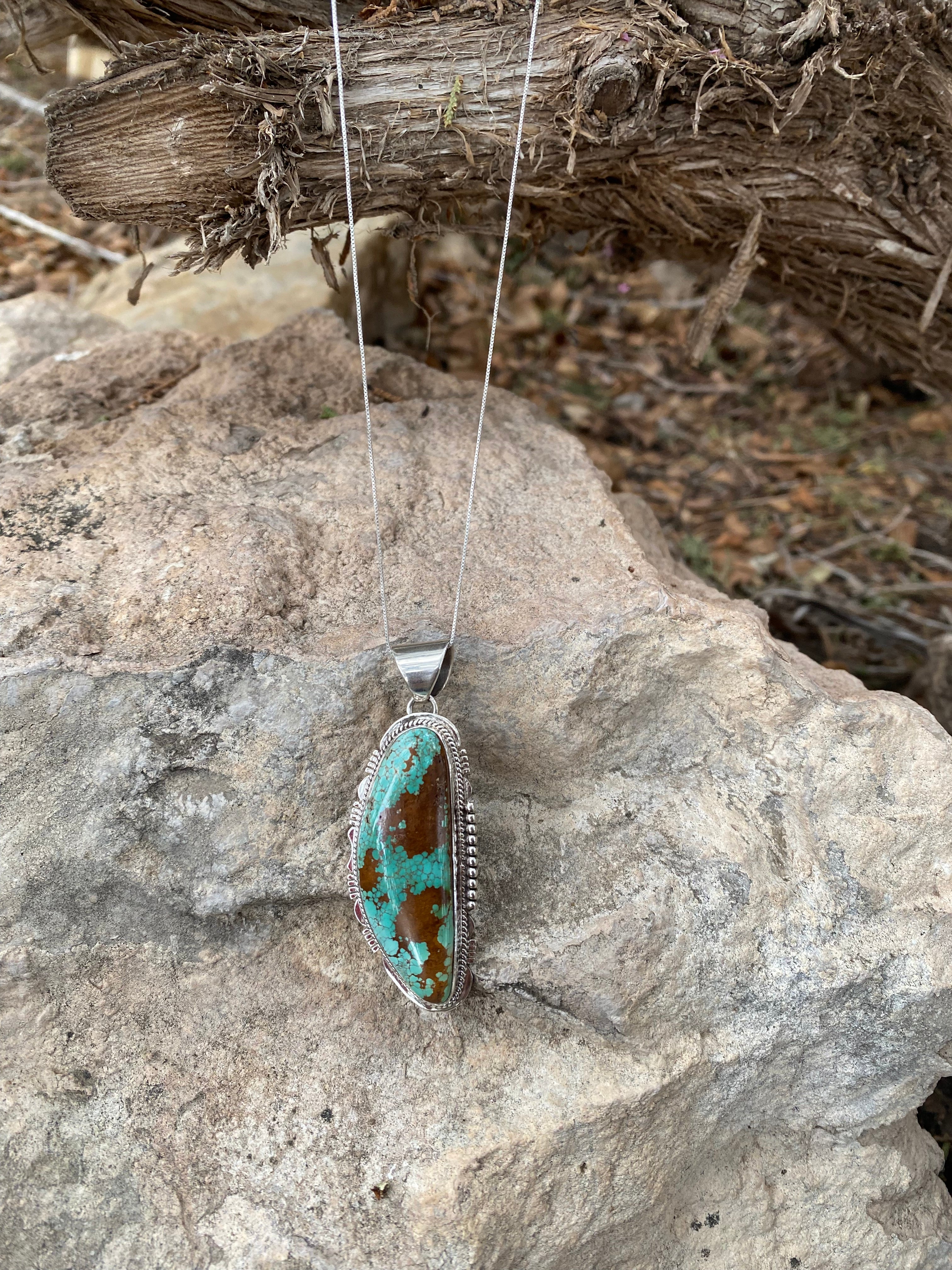 Vibrant Nevada Turquoise Necklace From The Rodgers Collection - Image 3
