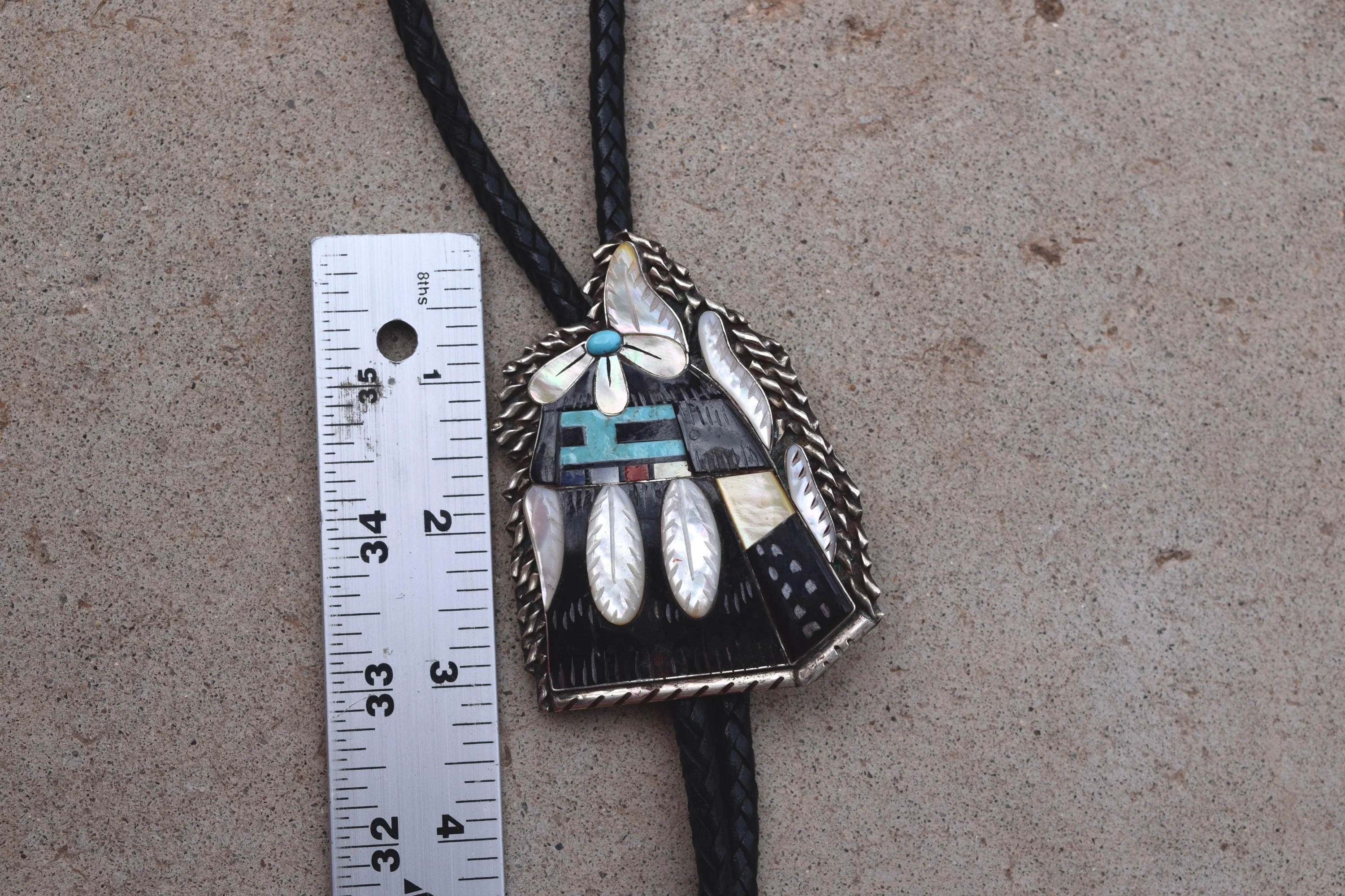 VINTAGE RAINDANCER BOLO TIE - Image 4