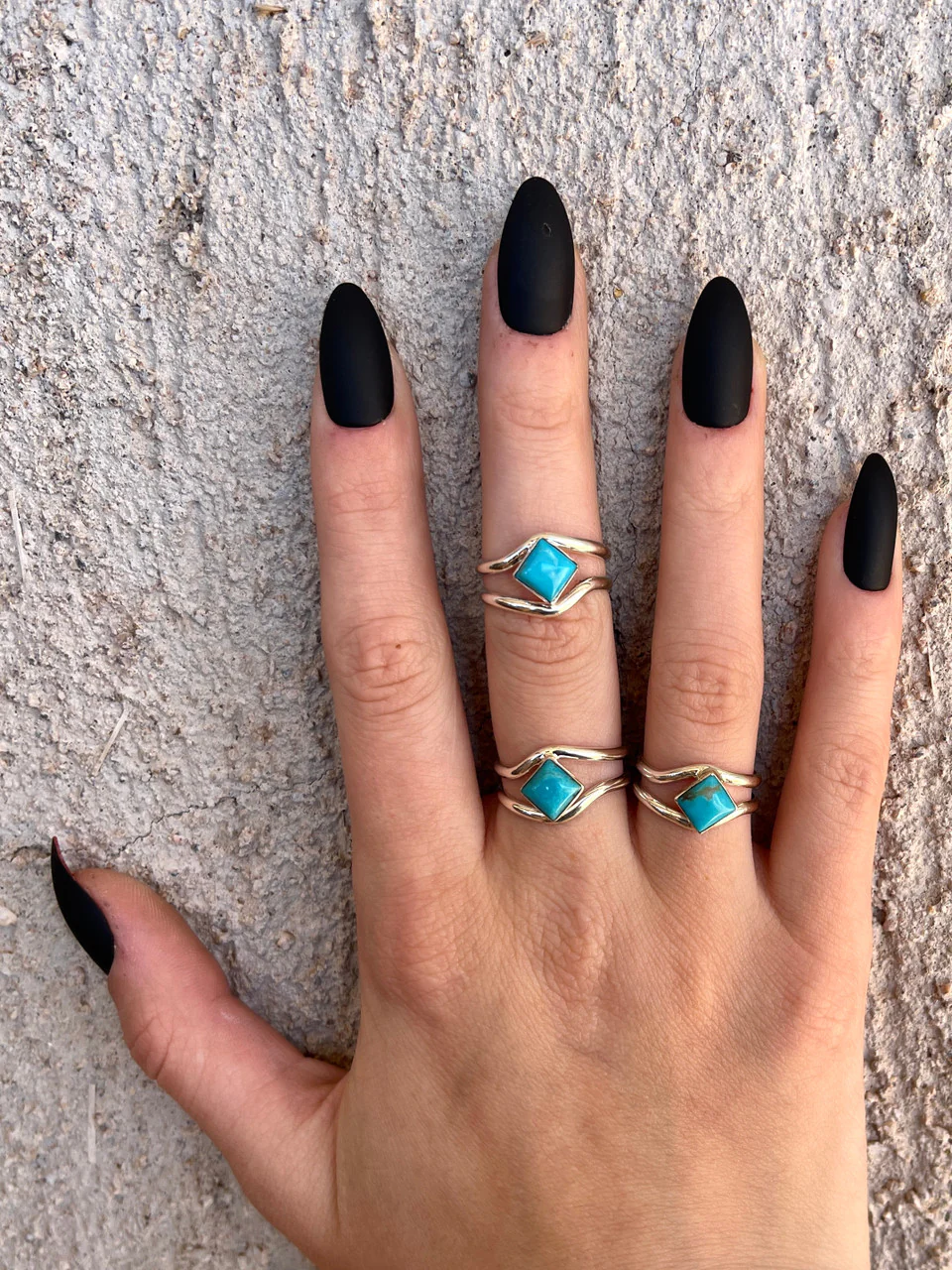 Wave Me in the Ocean Turquoise Ring - Image 3