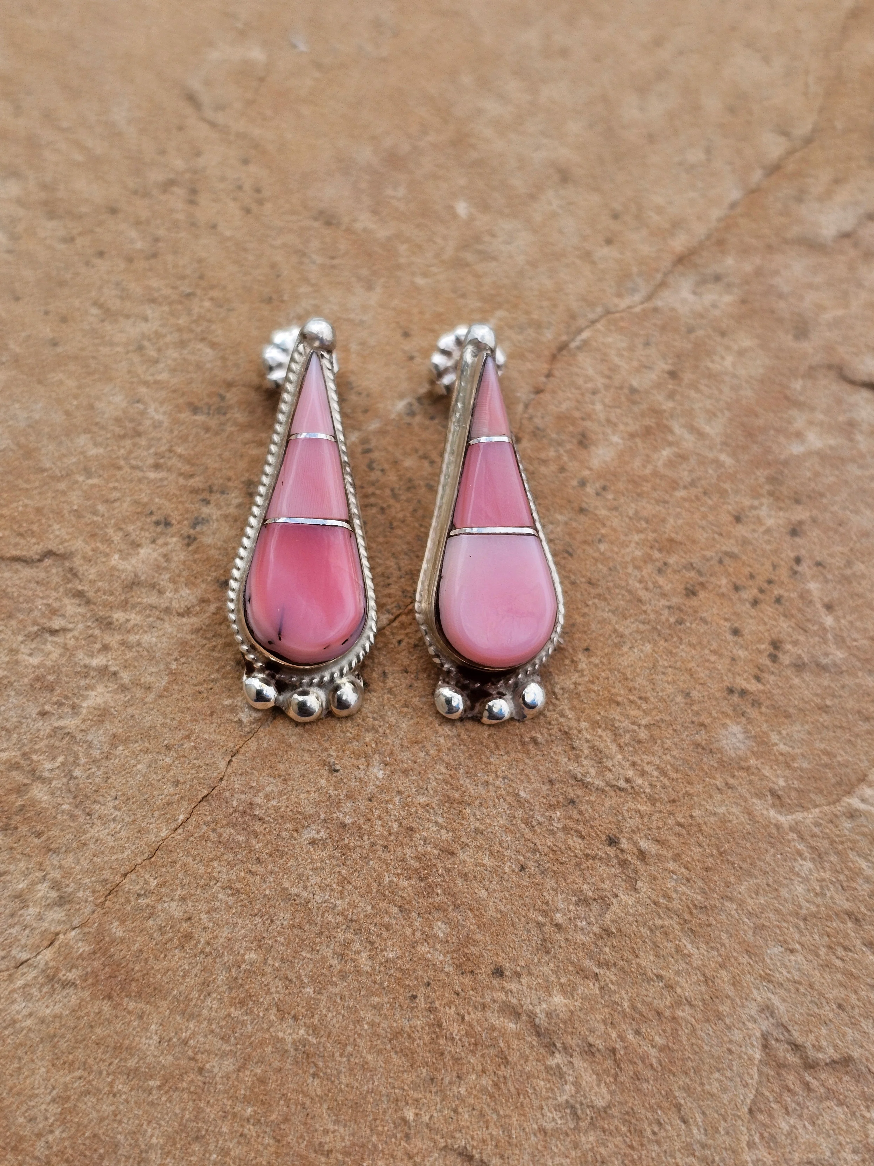 Whispers of Luck Pink Conch Earring - Image 4