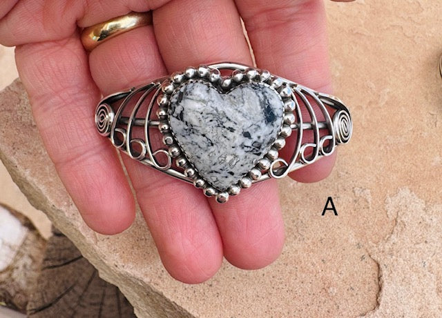 White Buffalo Heart Cuff - Image 2