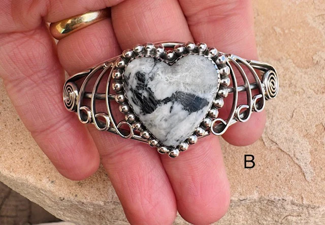 White Buffalo Heart Cuff - Image 3